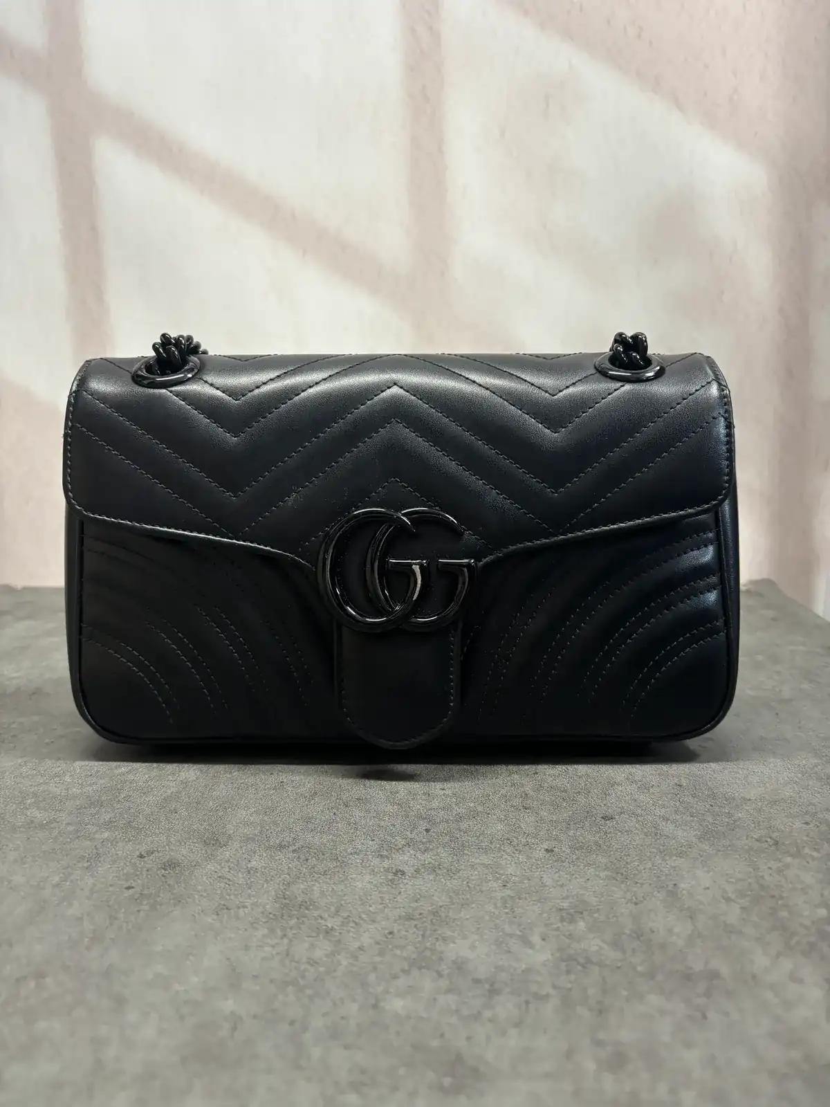 구찌 로고장식 블랙코팅 before 4