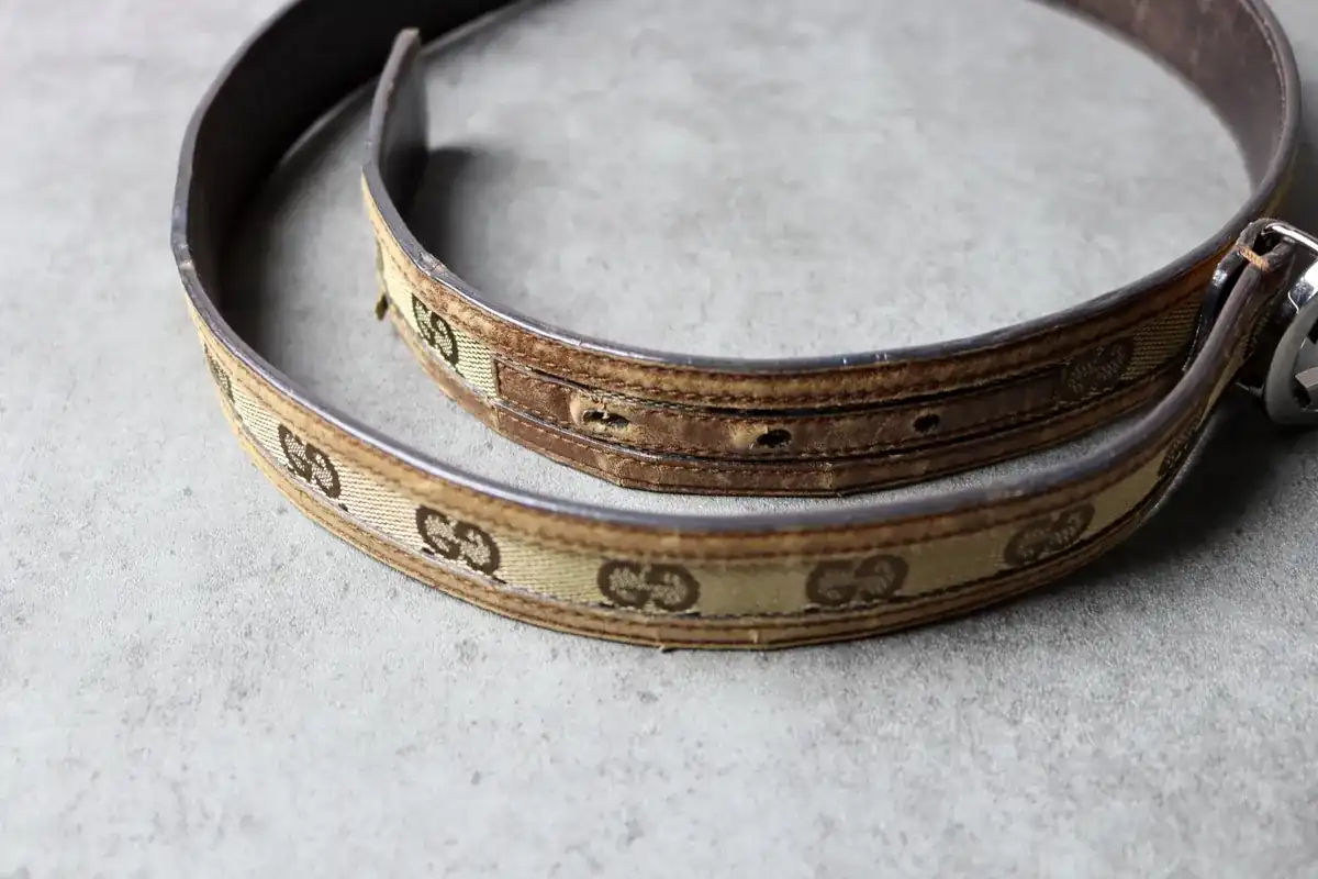 구찌 벨트 가죽교체 before 6