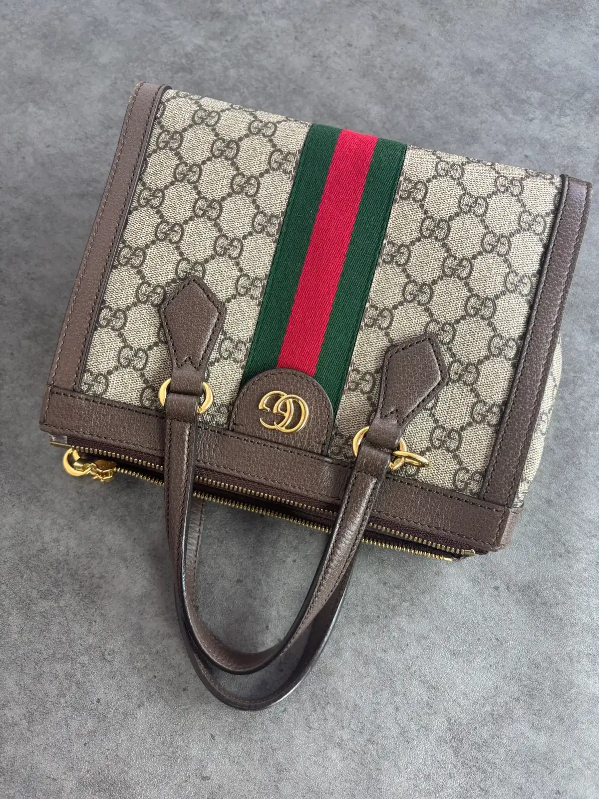 구찌 브라운 테두리 염색 수선 before 4