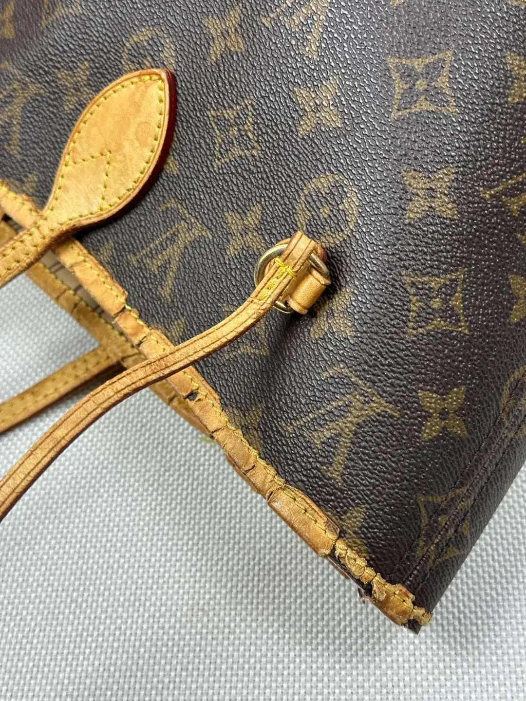 루이비통 네버풀 카우하이드교체 before 5