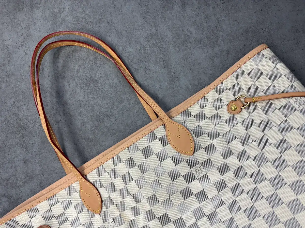 루이비통 네버풀 화이트모노그램 카우하이드교체 after 12