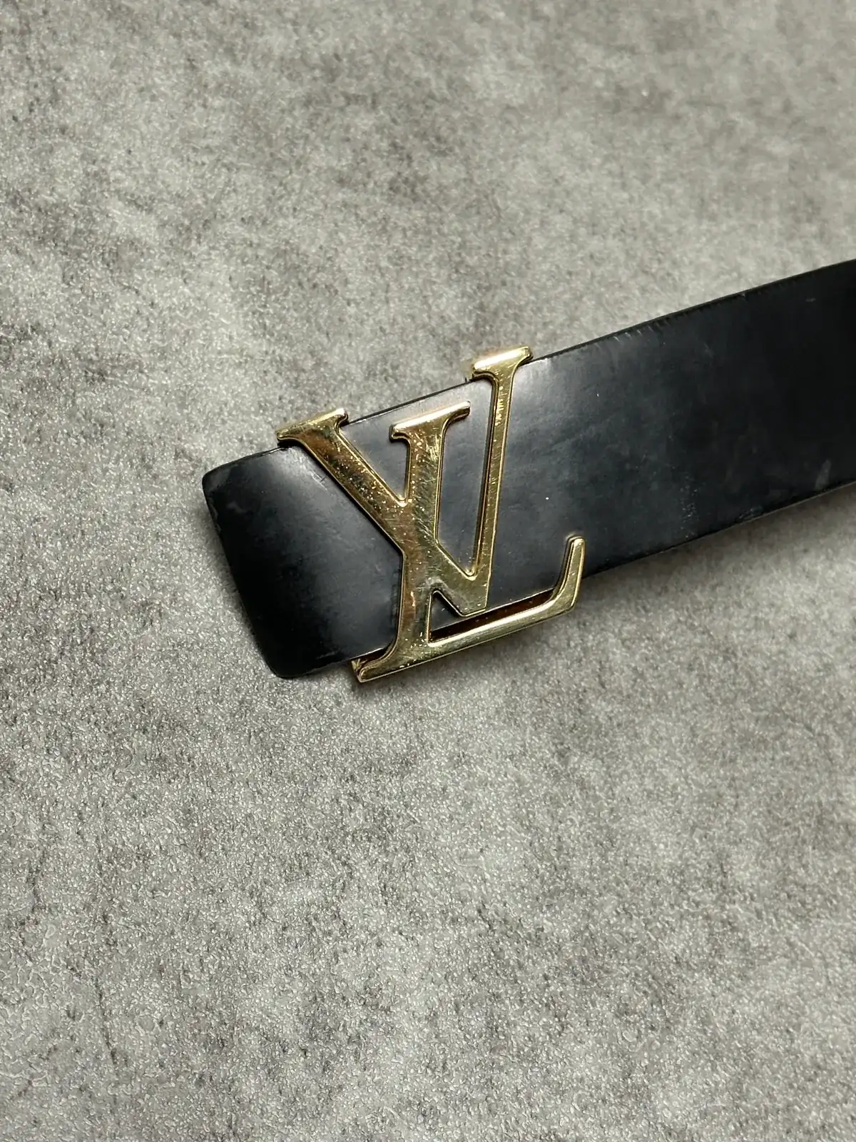 루이비통 벨트 골드 도금 after 10