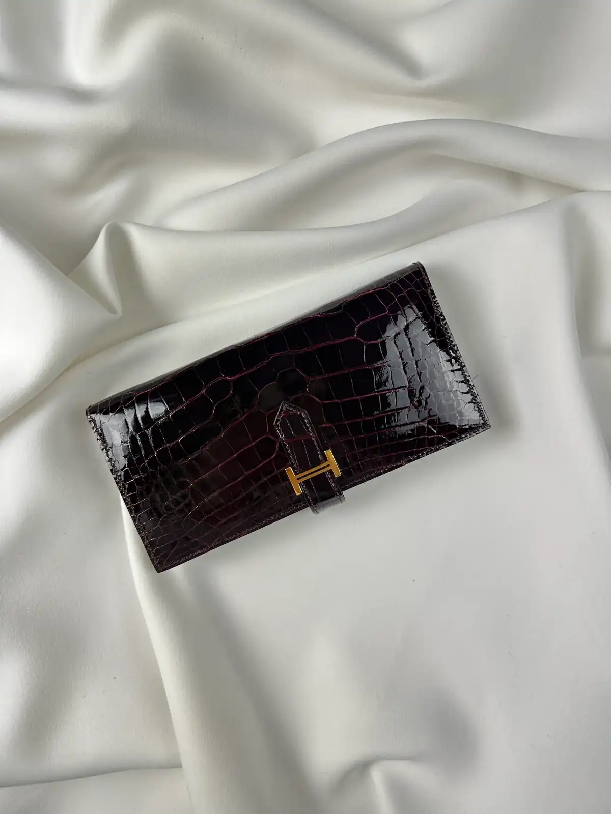 버건디 악어 베안 [골드] after 11