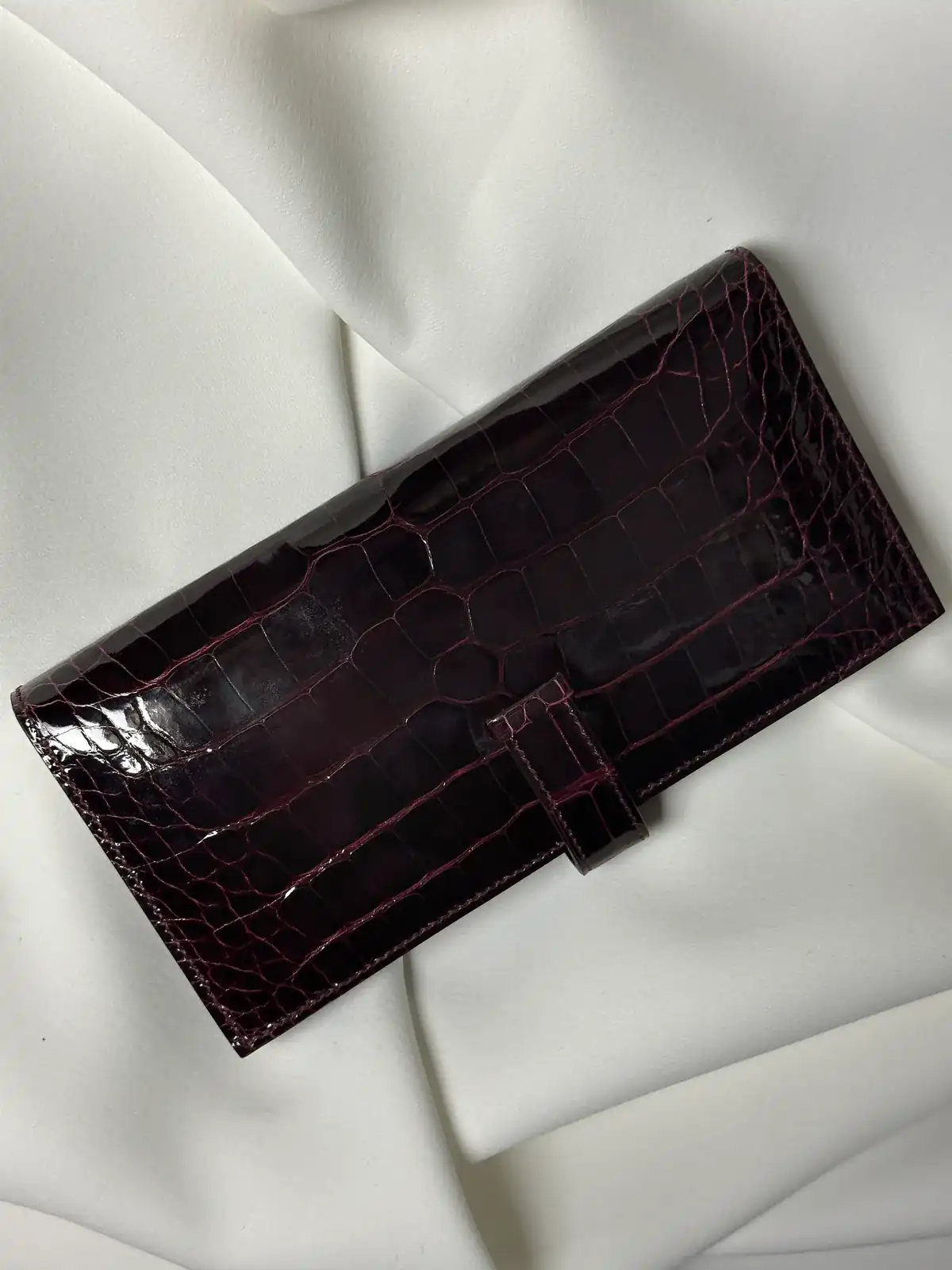 버건디 악어 베안 [골드] after 13