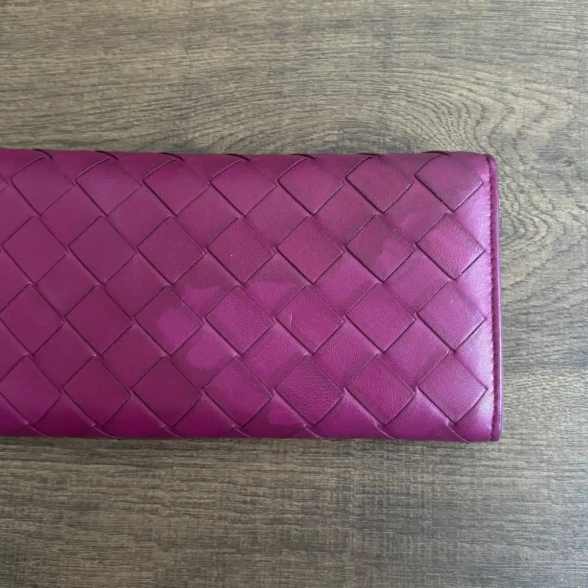 보테가베네타 자주색 물얼룩 염색복원 before 4