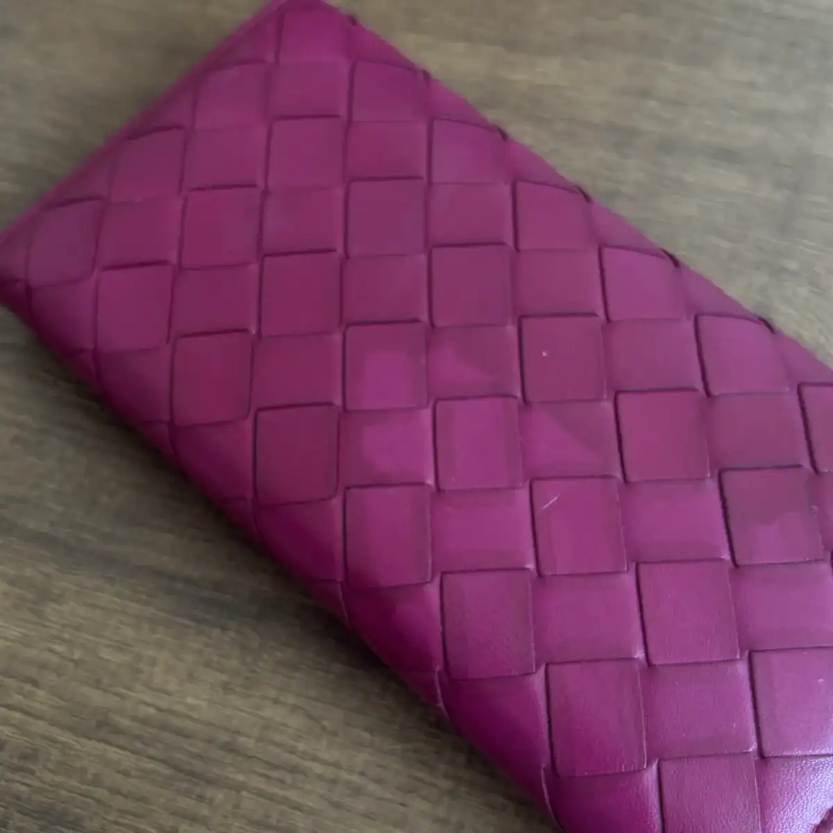 보테가베네타 자주색 물얼룩 염색복원 before 5