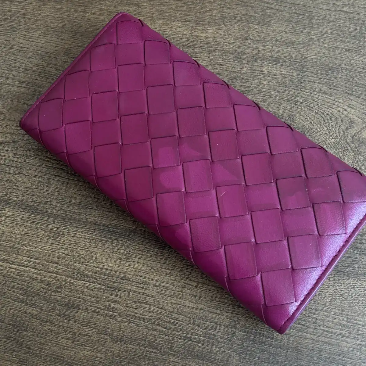 보테가베네타 자주색 물얼룩 염색복원 before 6