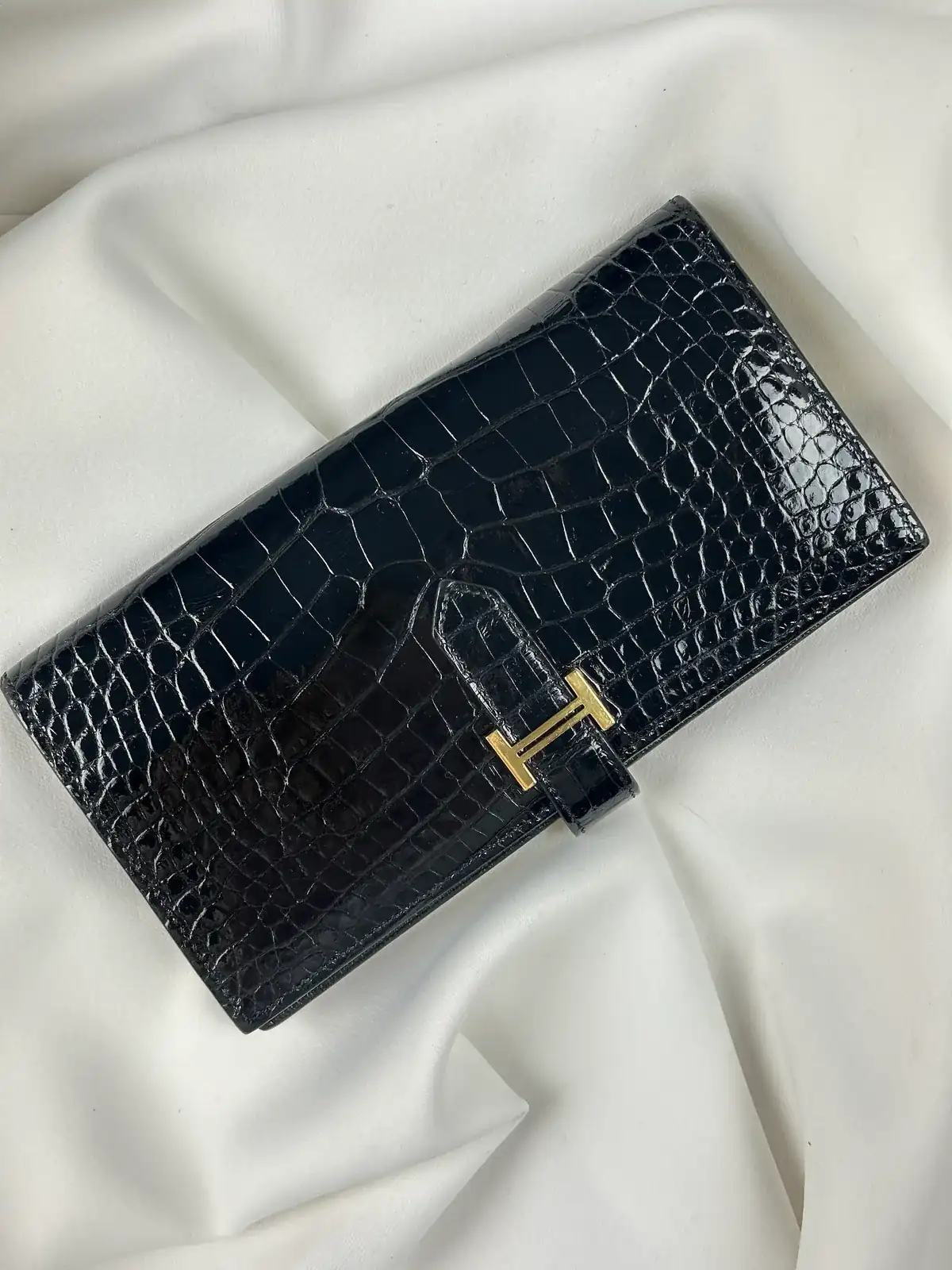 블랙 악어 베안 [골드] after 12