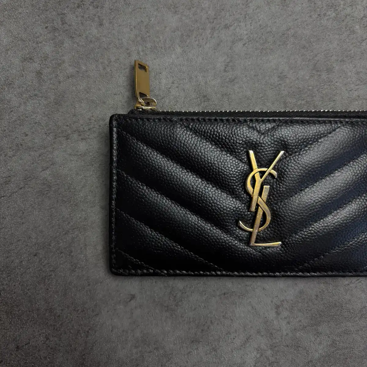 생로랑 카드지갑 블랙염색 after 14