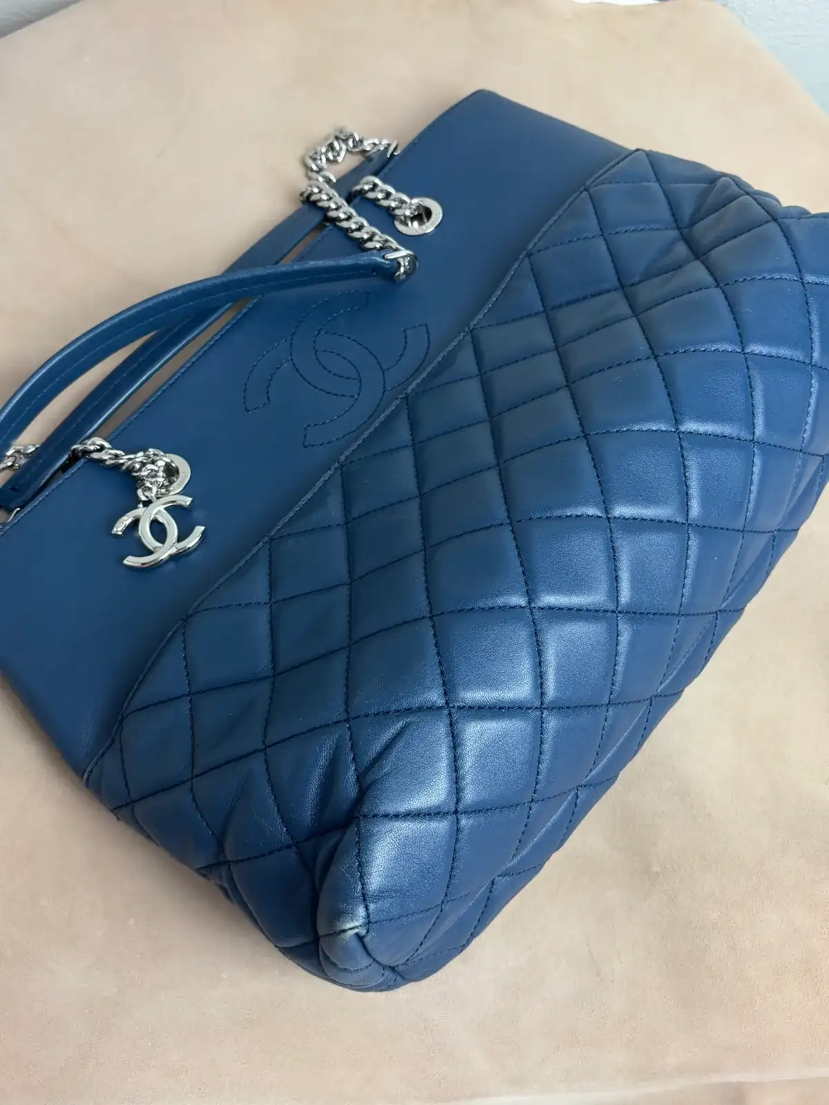 샤넬 블루 전체염색 before 10