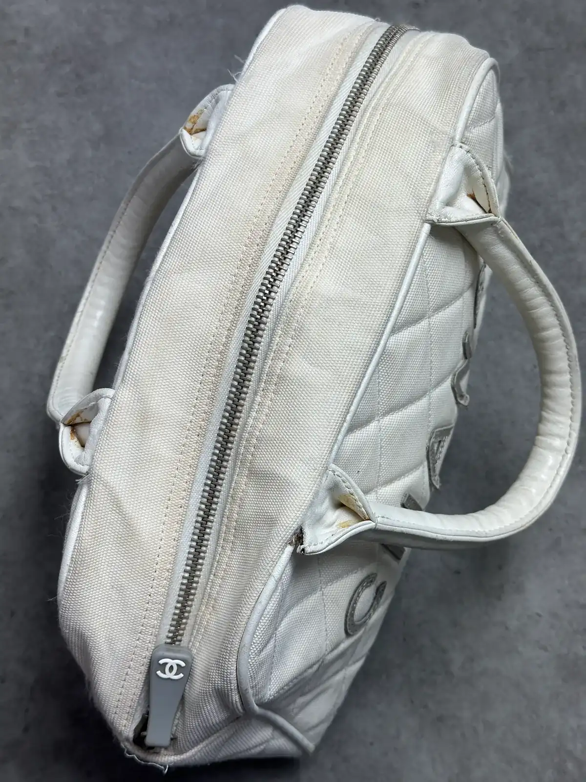 샤넬 숄더백 테두리, 핸들교체 before 4