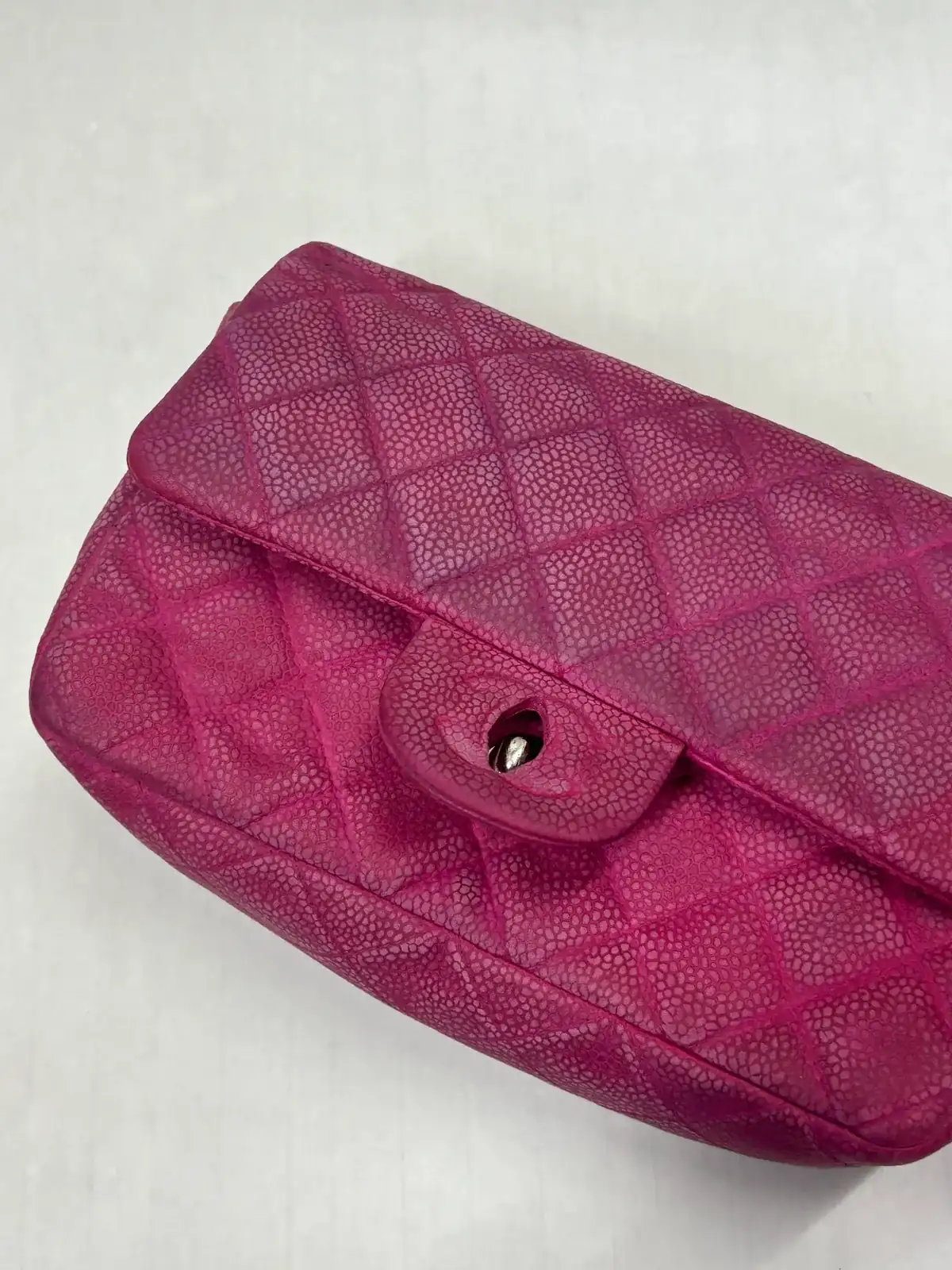 샤넬 클래식 핑크 재염색 before 5