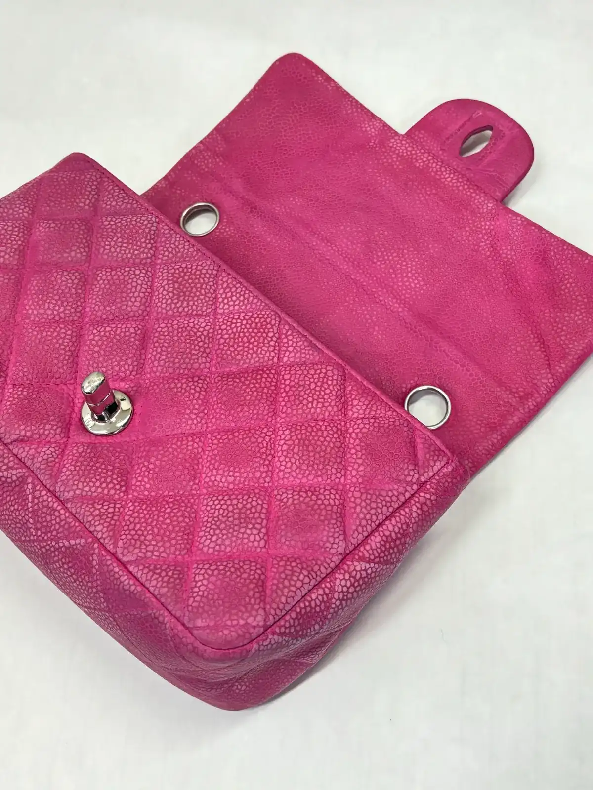 샤넬 클래식 핑크 재염색 before 6