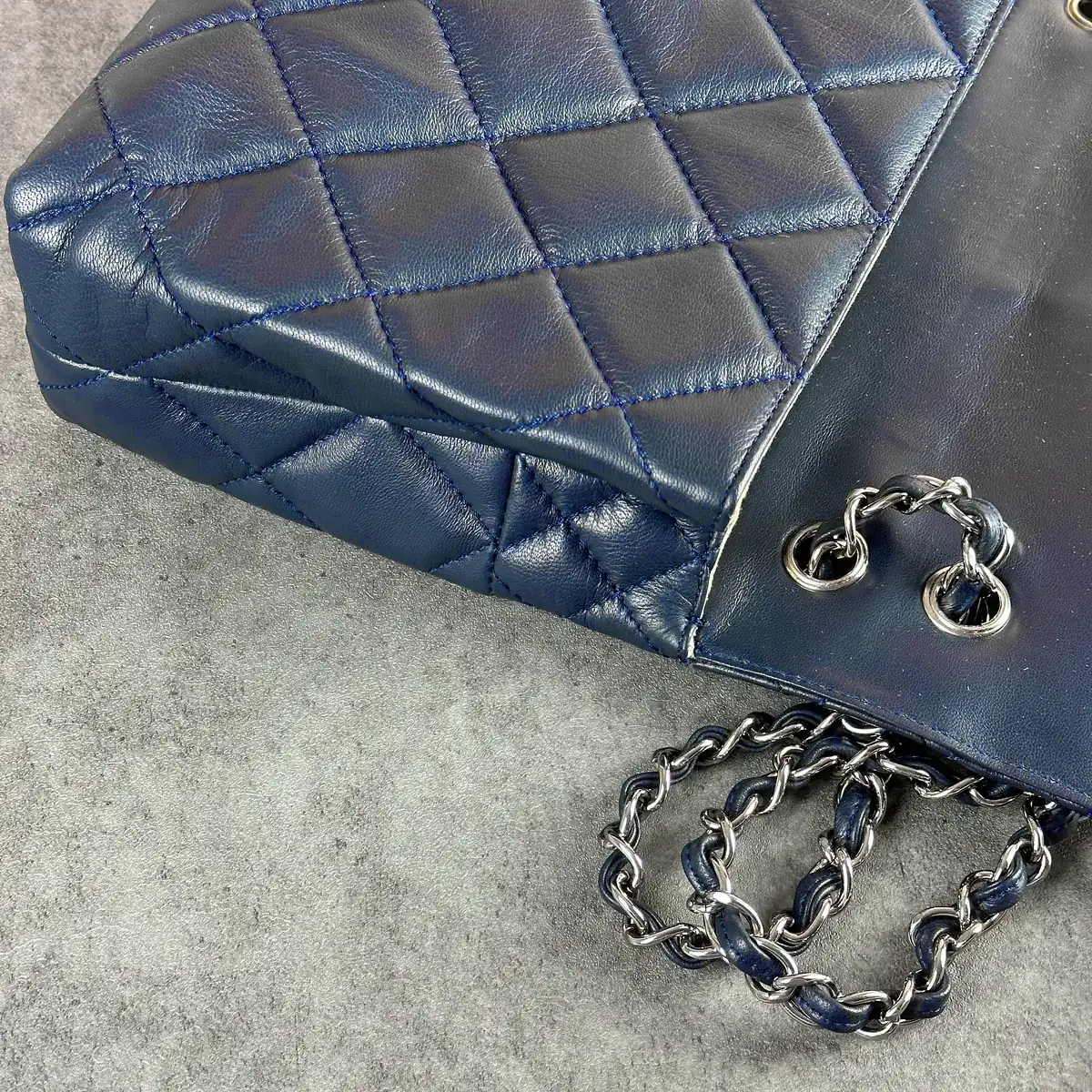 샤넬 클래식라지 가죽교체 [네이비] after 18