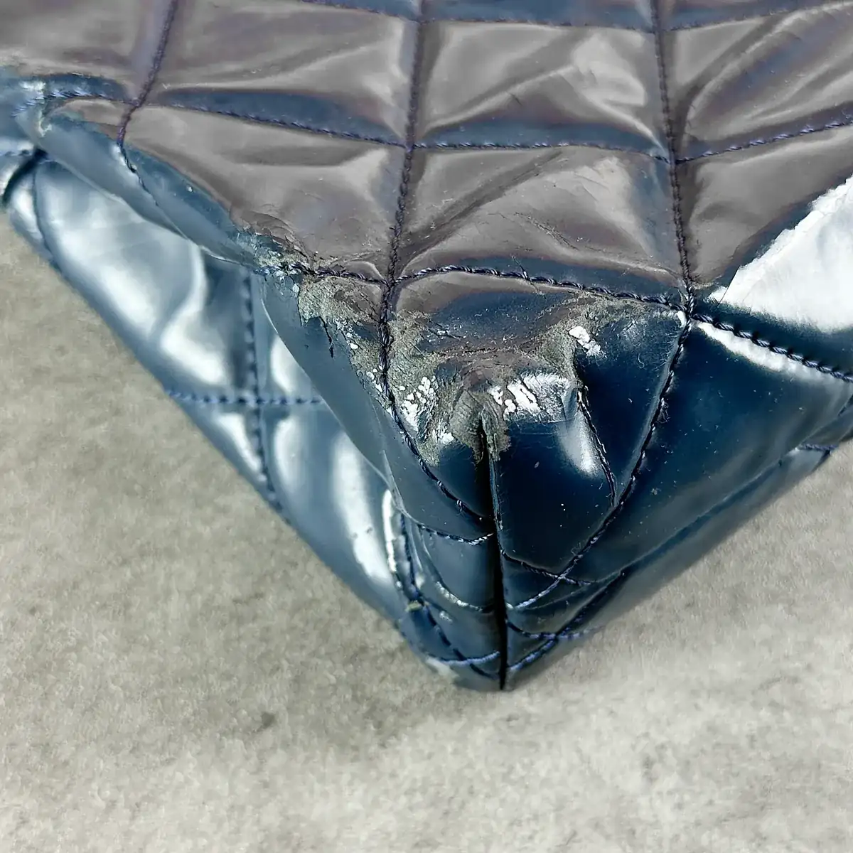 샤넬 클래식라지 가죽교체 [네이비] before 6