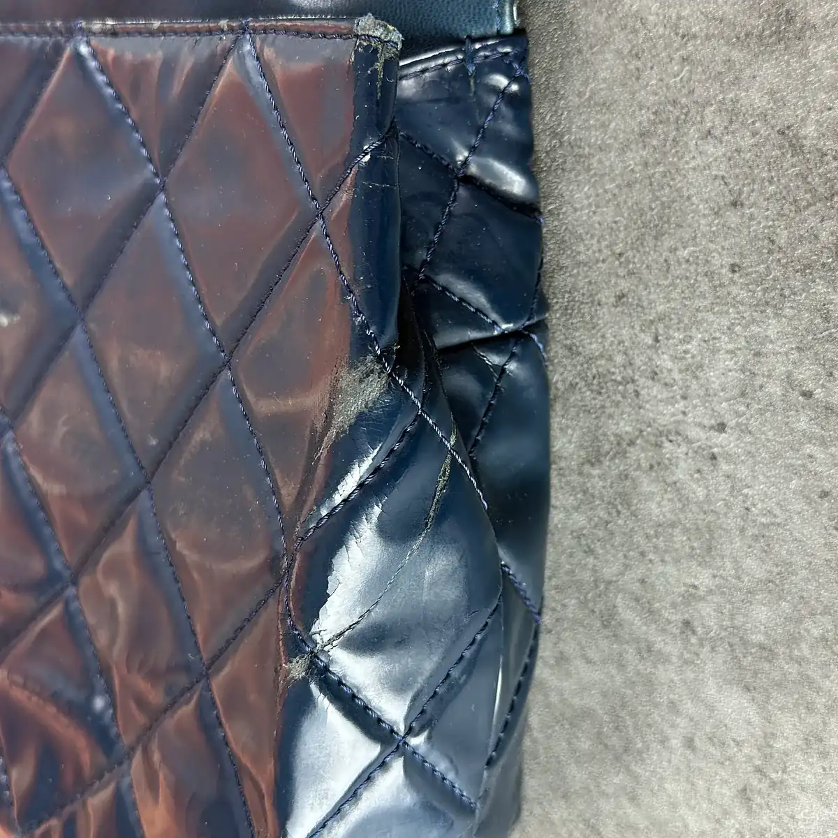 샤넬 클래식라지 가죽교체 [네이비] before 7