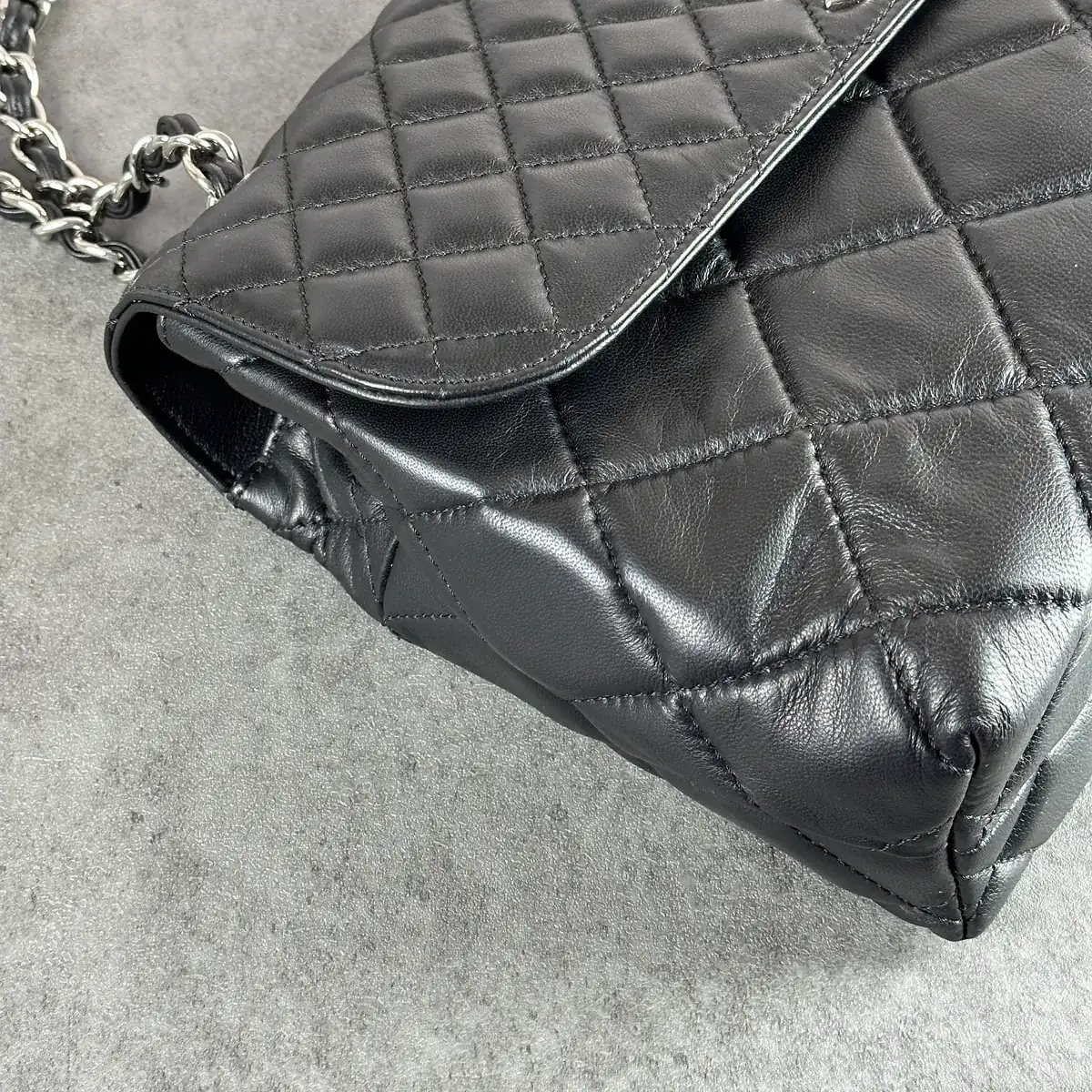 샤넬 클래식라지 가죽교체 [블랙] after 10