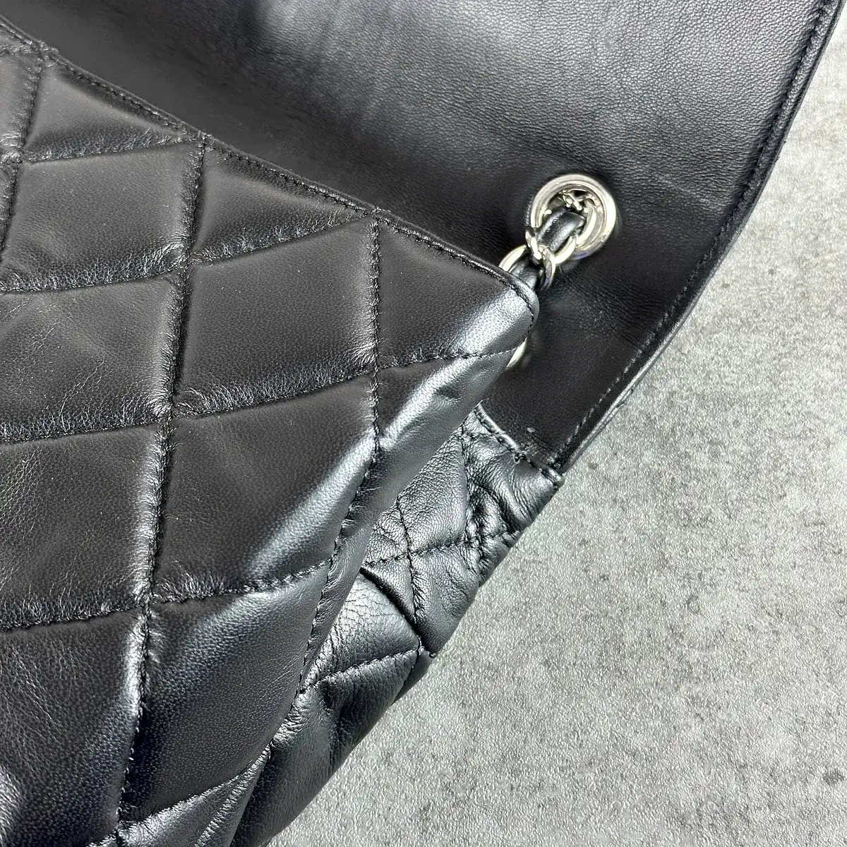 샤넬 클래식라지 가죽교체 [블랙] after 12