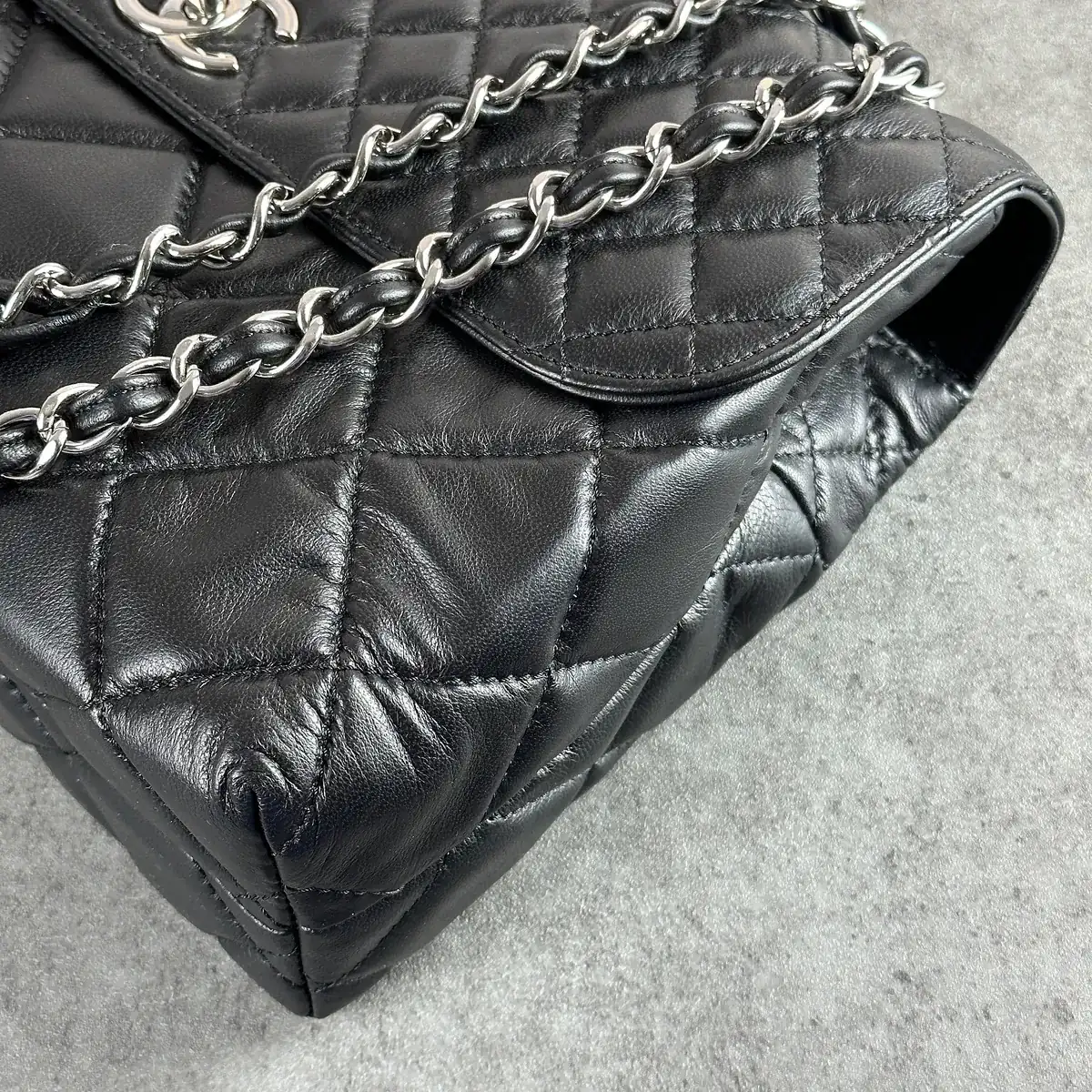 샤넬 클래식라지 가죽교체 [블랙] after 14