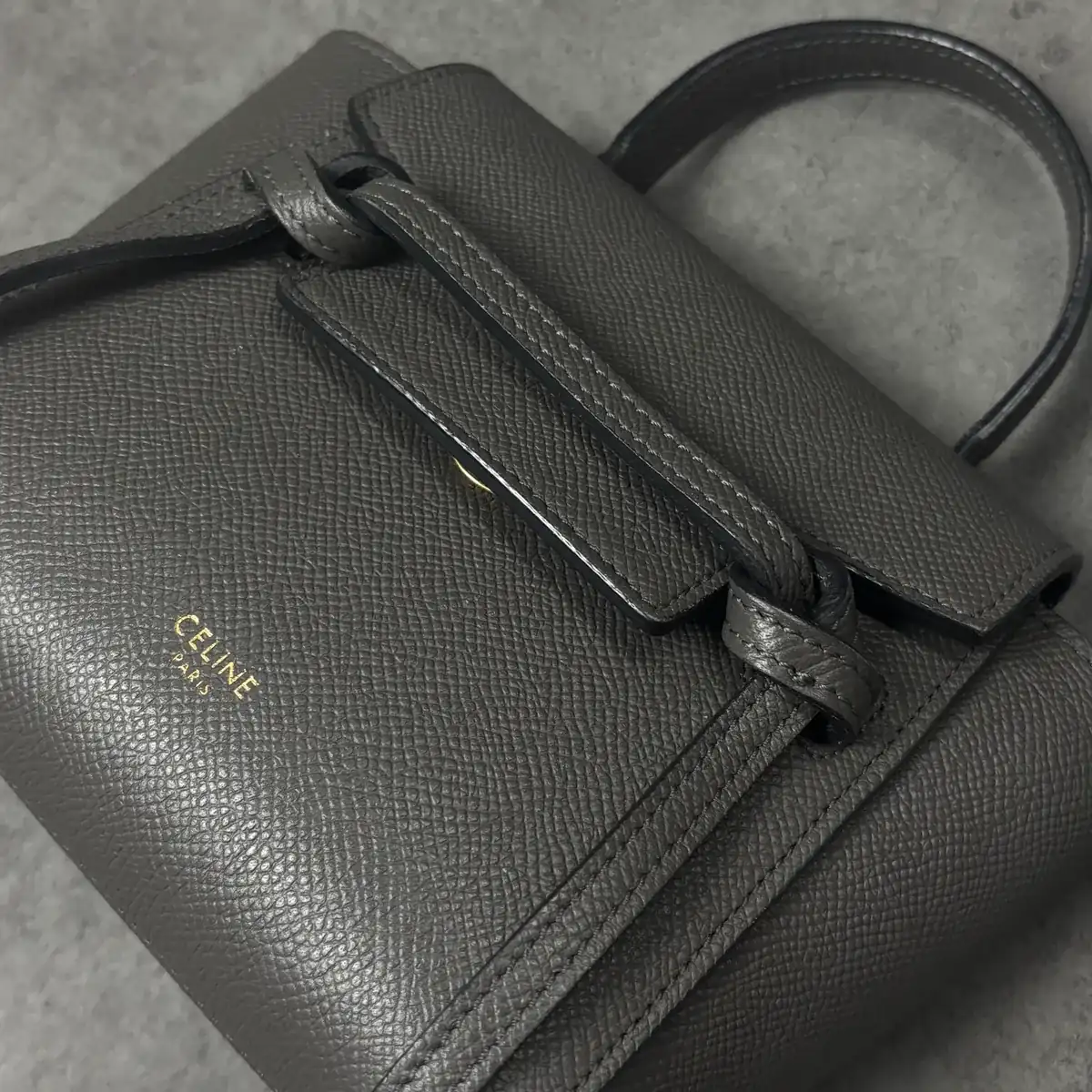 셀린느 회색 모서리, 뒷면 부분염색 after 8