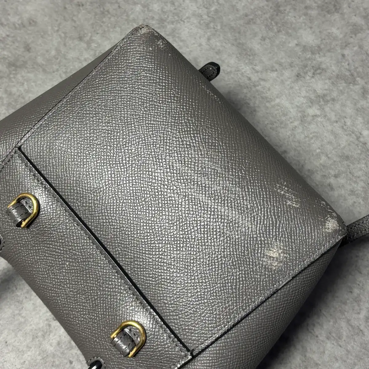 셀린느 회색 모서리, 뒷면 부분염색 before 4