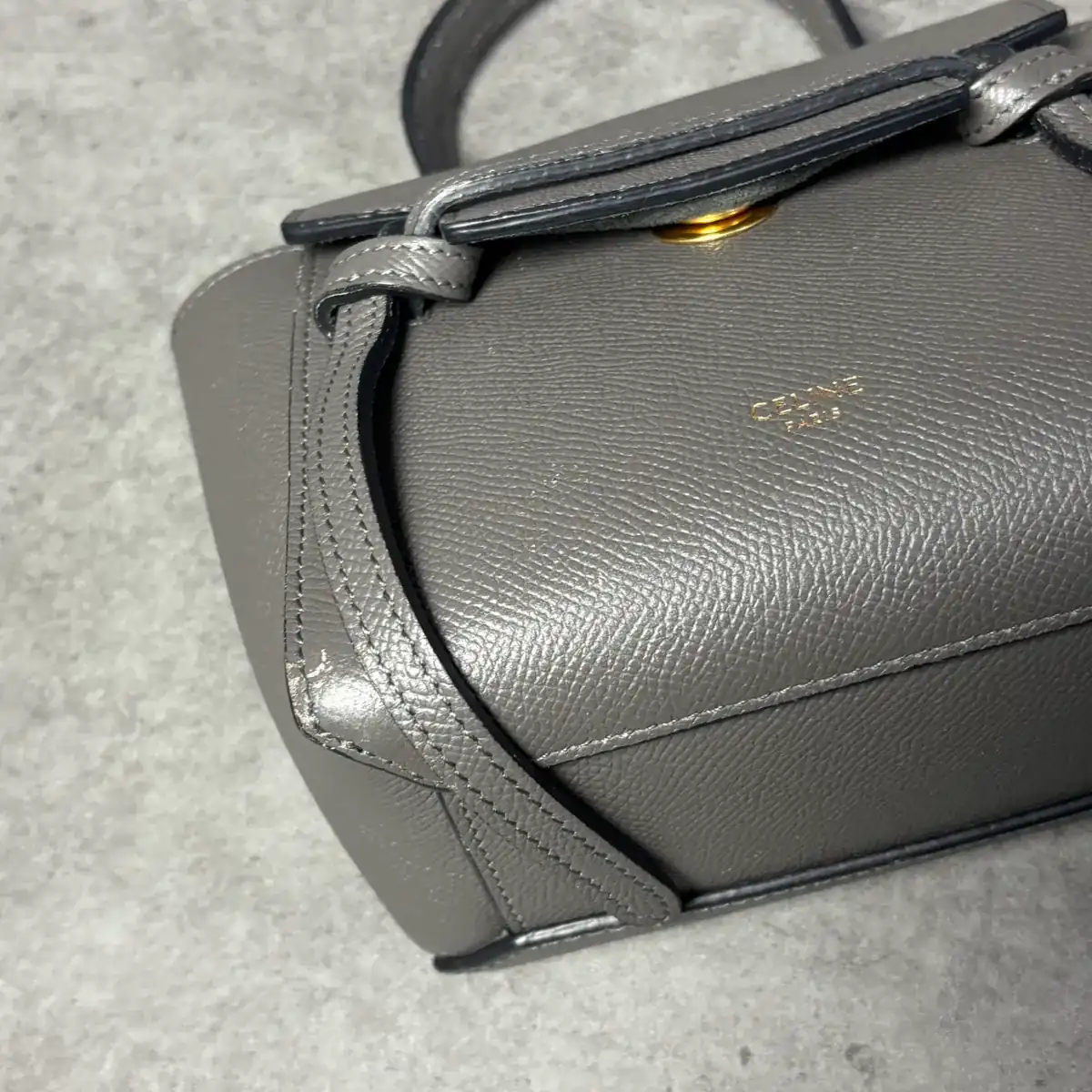 셀린느 회색 모서리, 뒷면 부분염색 before 5