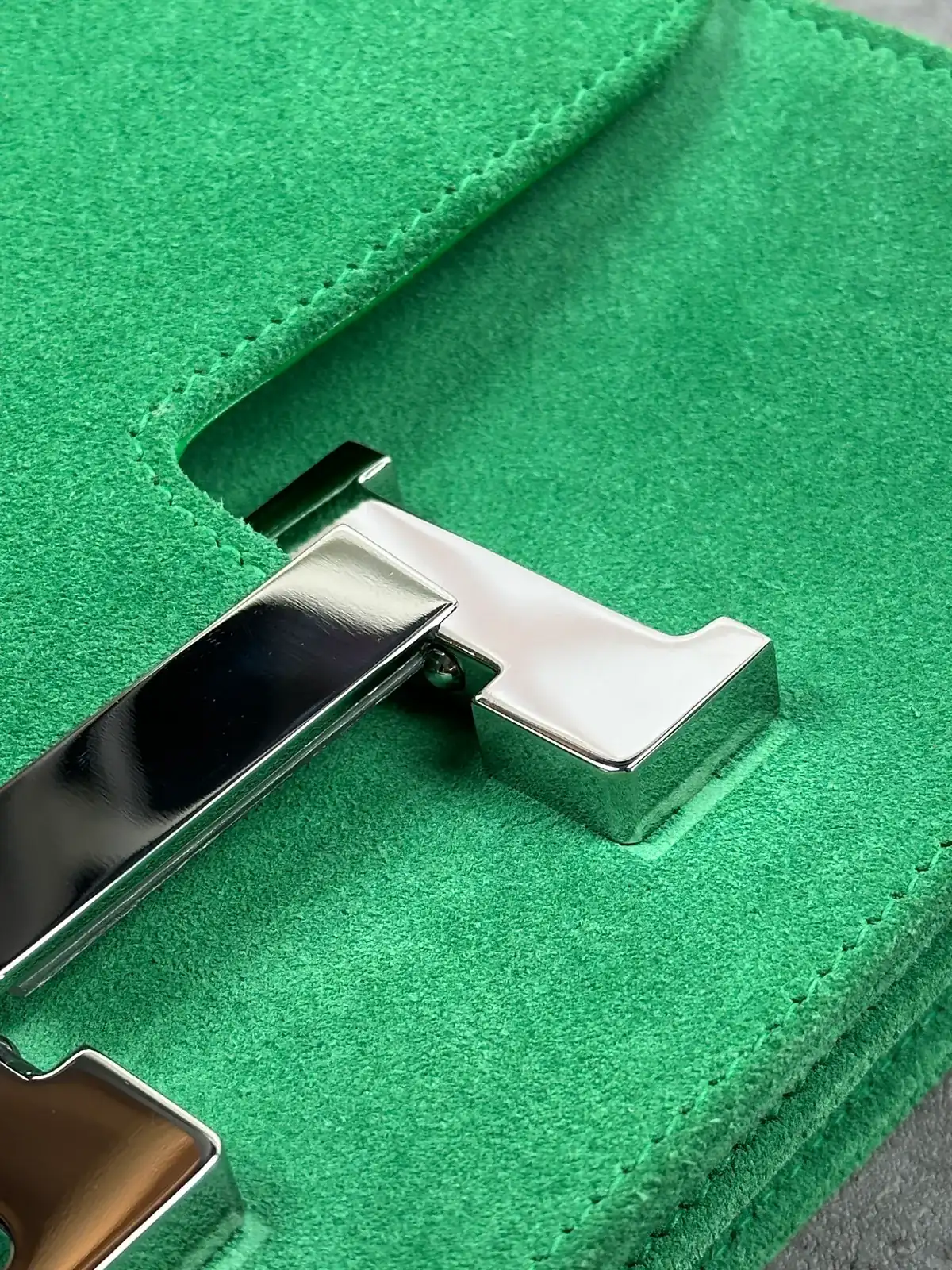 에르메스 H잠금장치 도금 [스웨이드염색] after 11