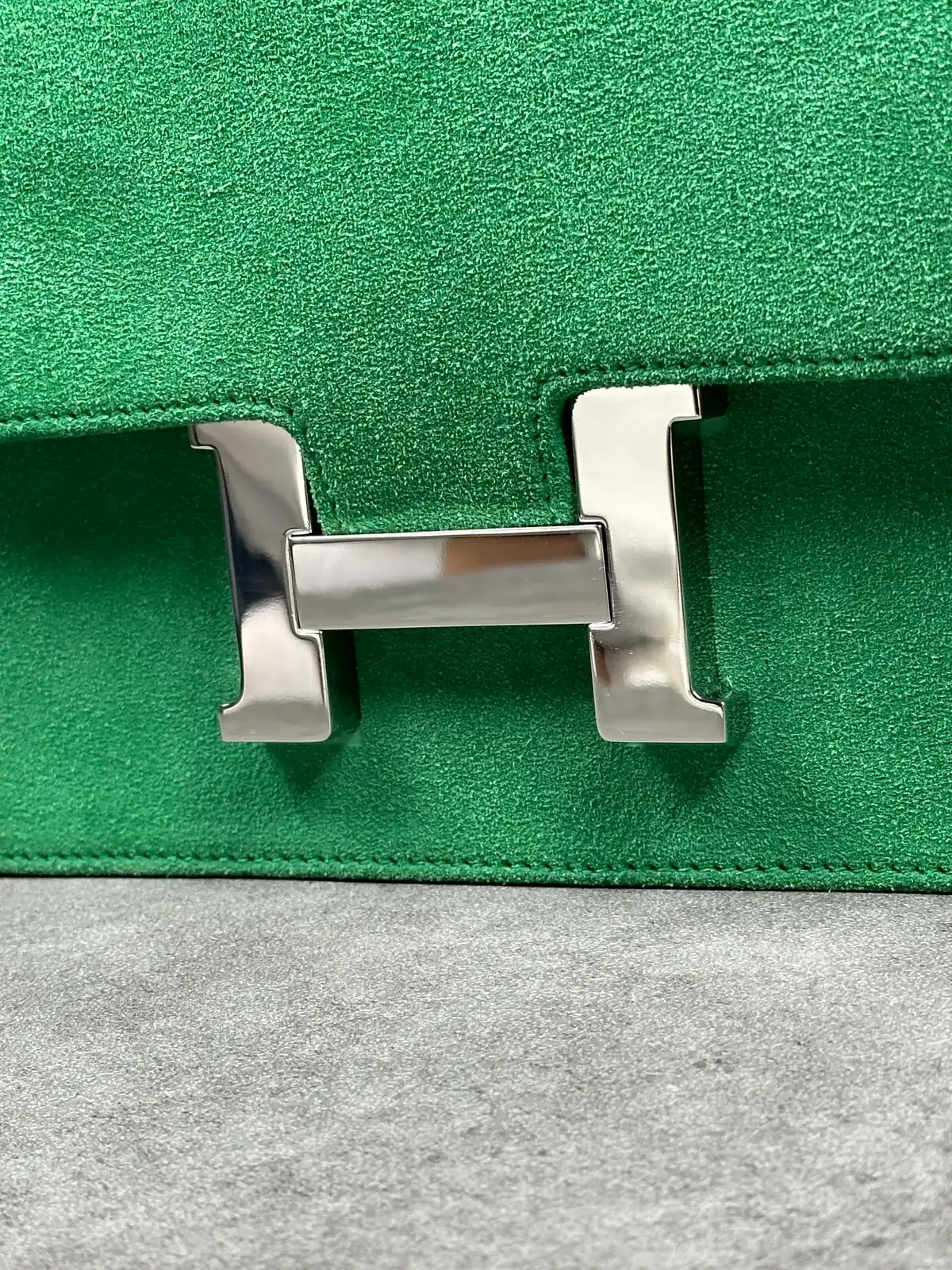 에르메스 H잠금장치 도금 [스웨이드염색] after 13