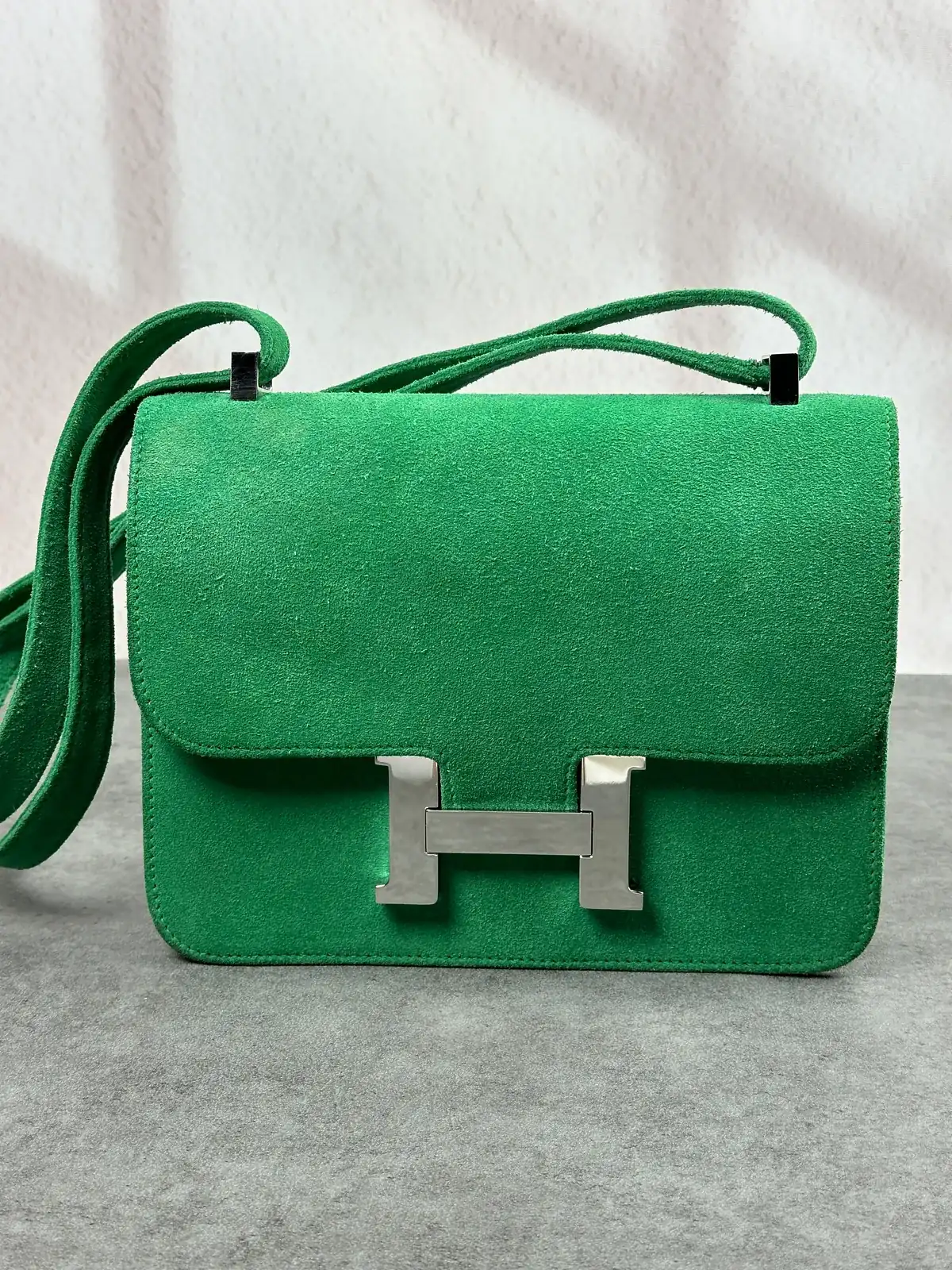 에르메스 H잠금장치 도금 [스웨이드염색] after 14