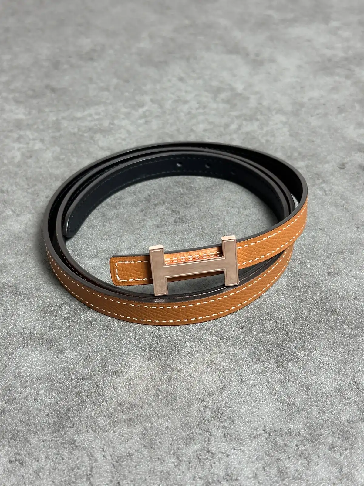 에르메스 벨트 로즈골드 도금 after 10