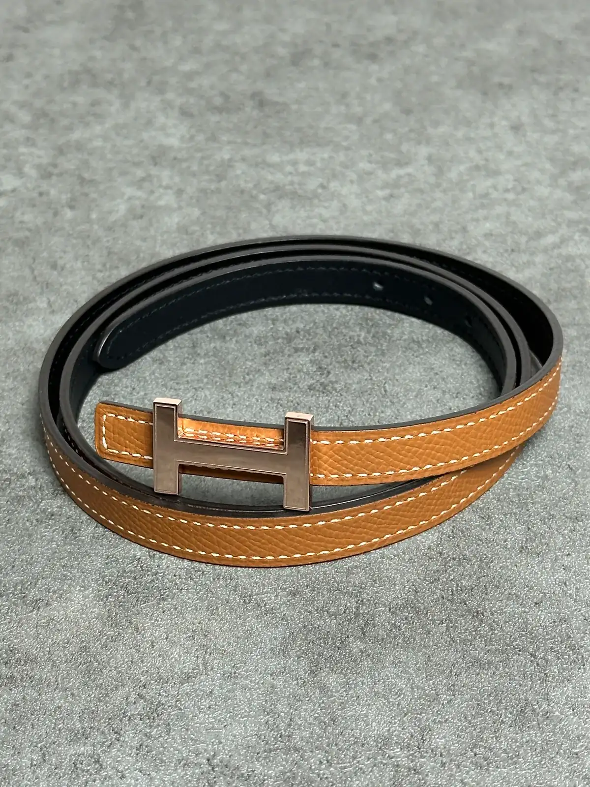 에르메스 벨트 로즈골드 도금 after 11