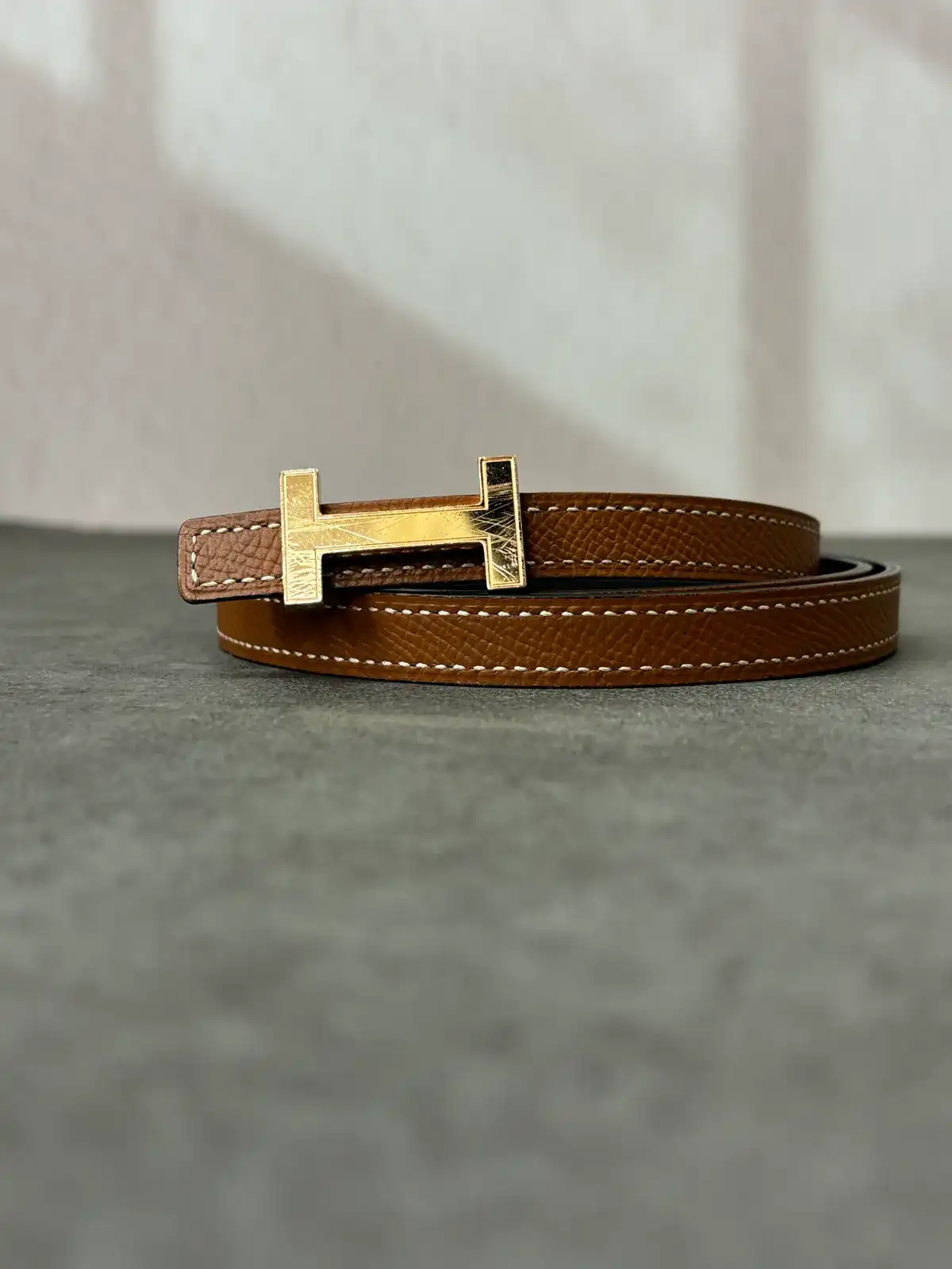 에르메스 벨트 로즈골드 도금 before 4