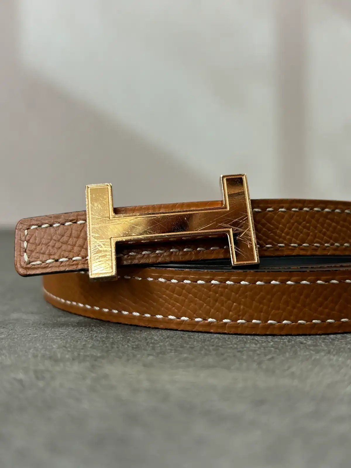에르메스 벨트 로즈골드 도금 before 5