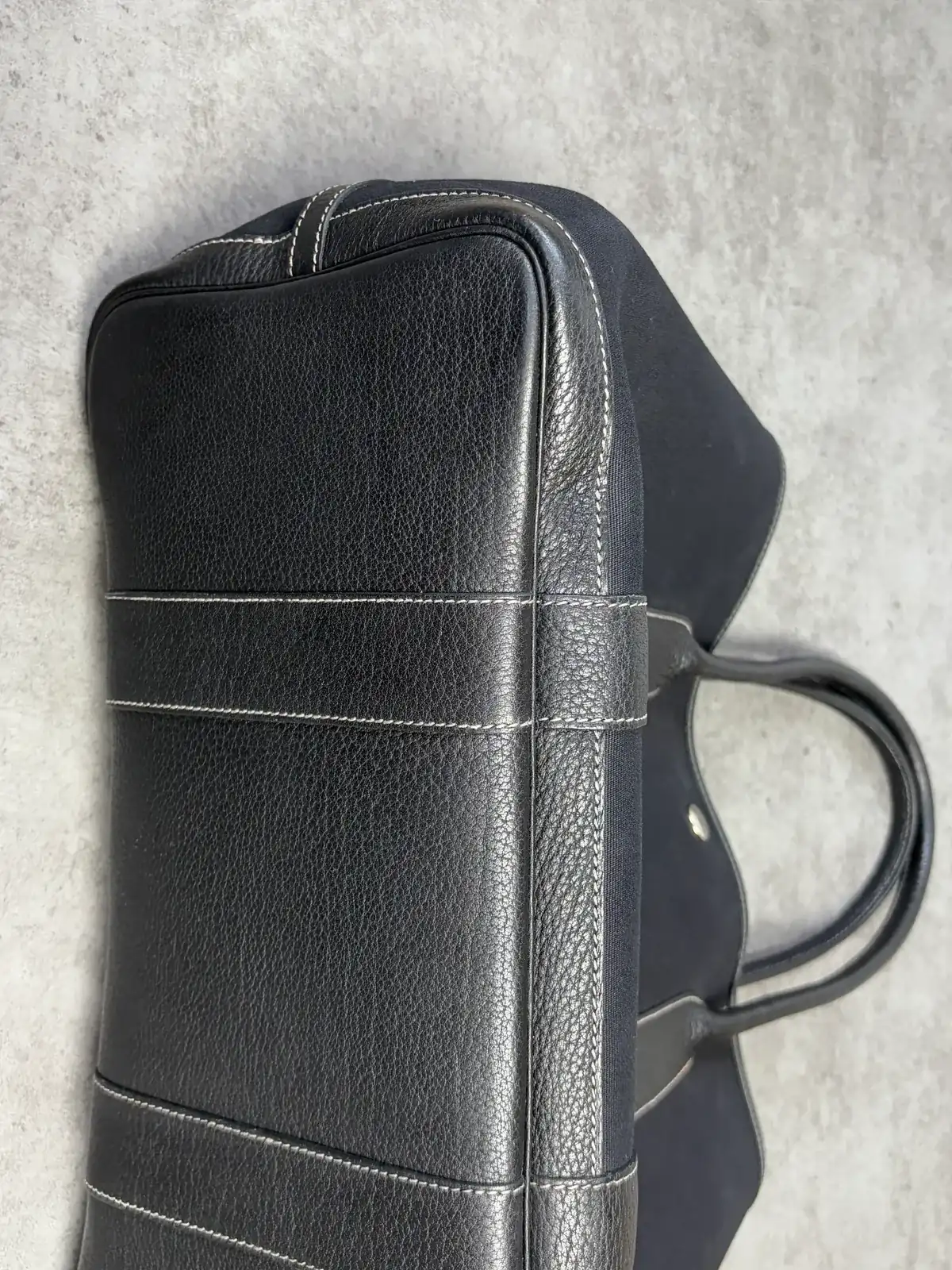 에르메스 블랙 가든파티 부분염색, 핸들유약 after 16