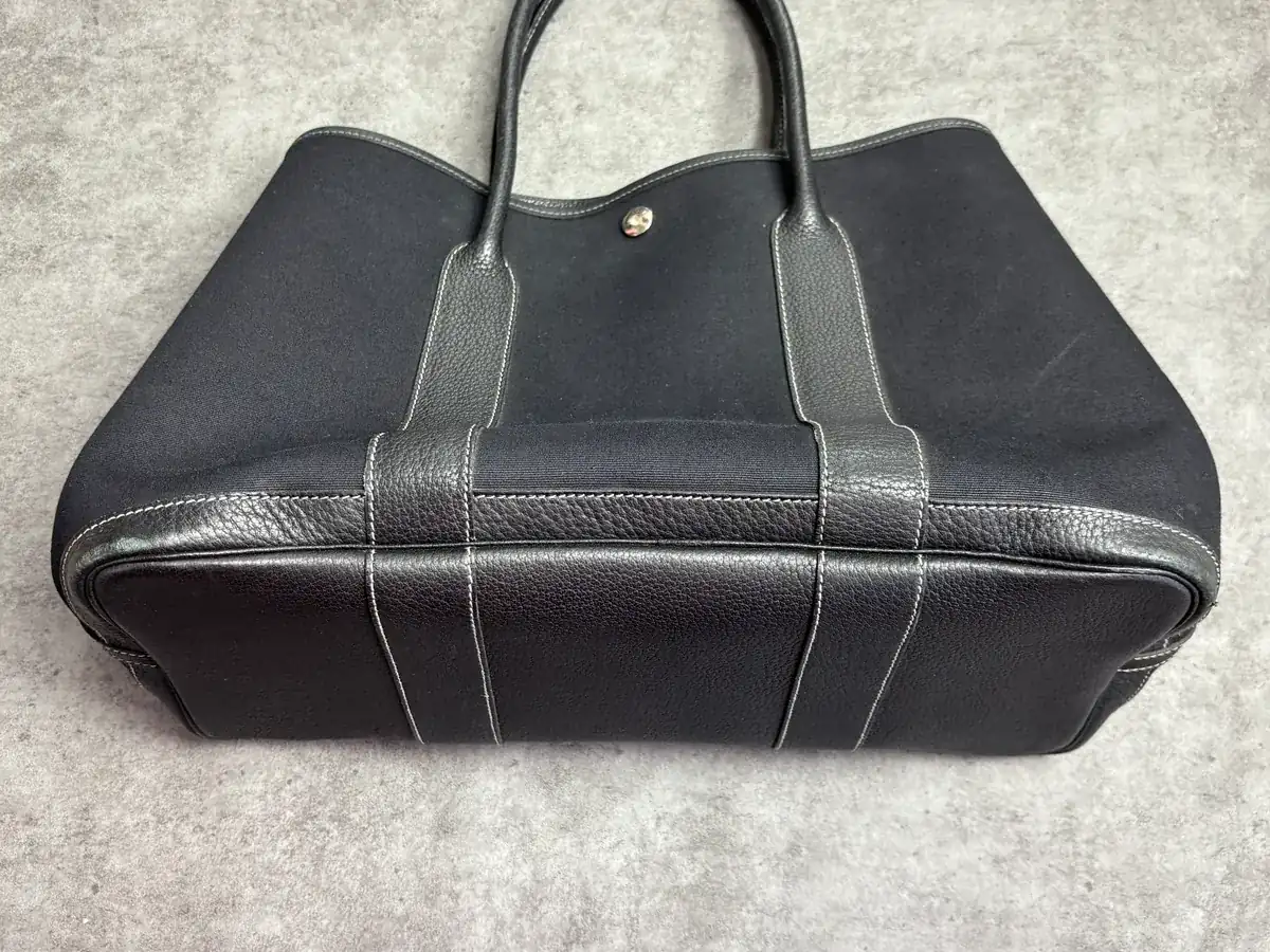 에르메스 블랙 가든파티 부분염색, 핸들유약 before 6