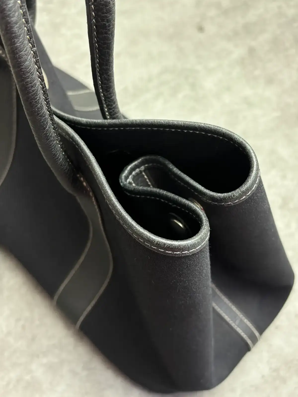 에르메스 블랙 가든파티 부분염색, 핸들유약 before 9