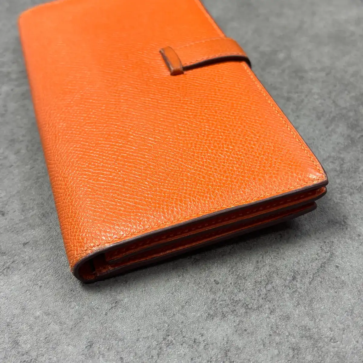 에르메스 오렌지색 베안지갑 [기리메만] after 16