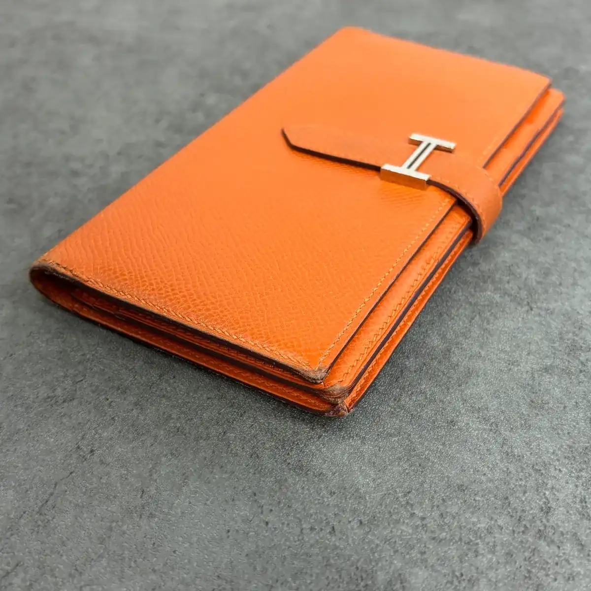 에르메스 오렌지색 베안지갑 [기리메만] before 8