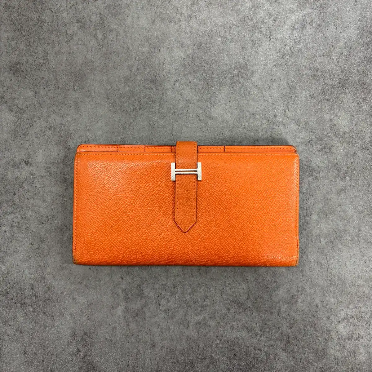 에르메스 오렌지색 베안지갑 [기리메만] before 9