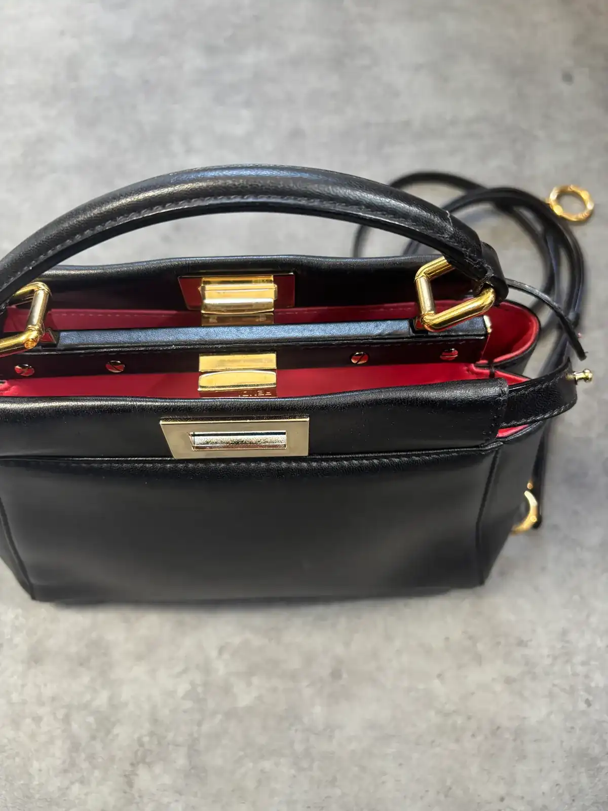 펜디 블랙 피카부 염색, 핸들제작 before 4