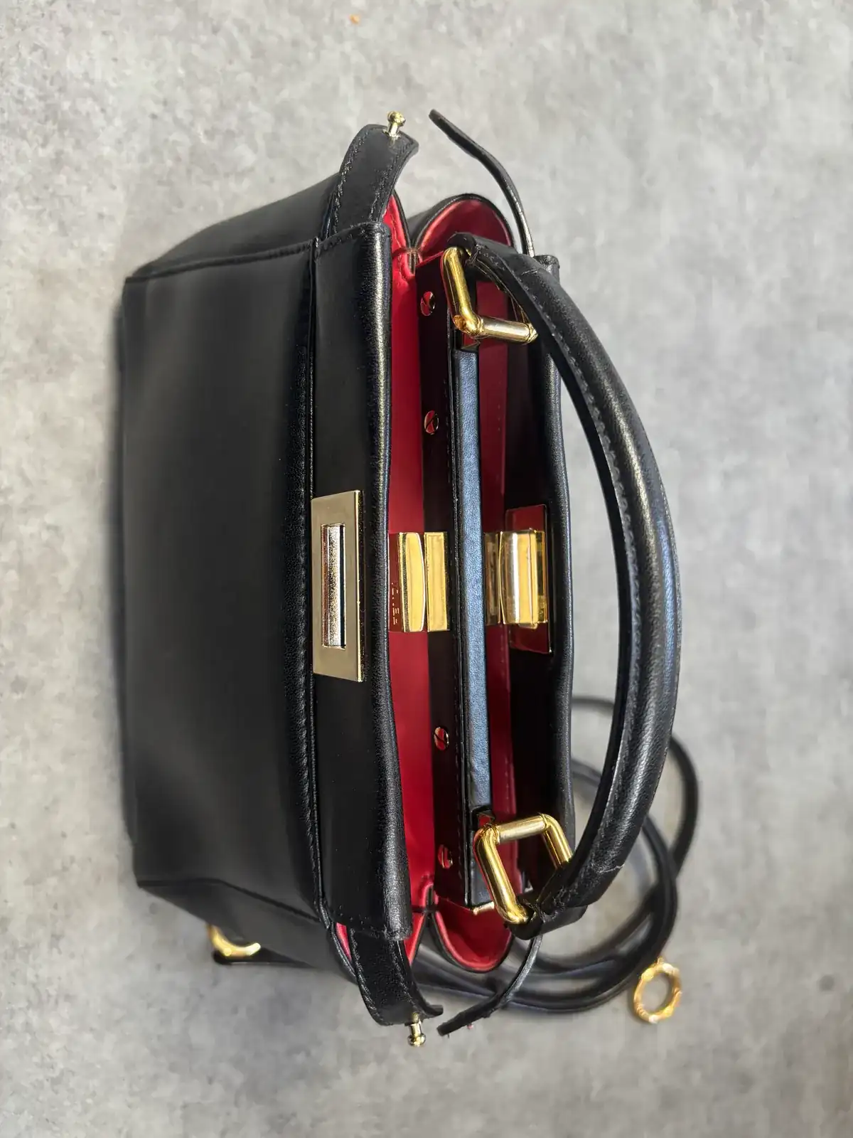 펜디 블랙 피카부 염색, 핸들제작 before 5