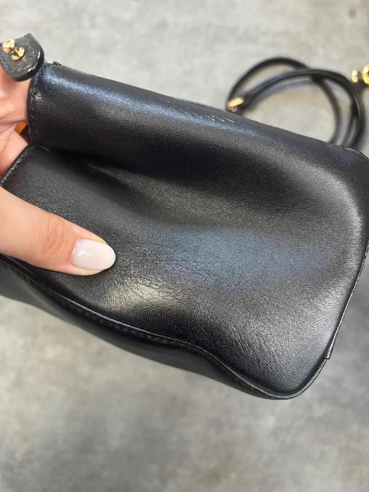 펜디 블랙 피카부 염색, 핸들제작 before 9