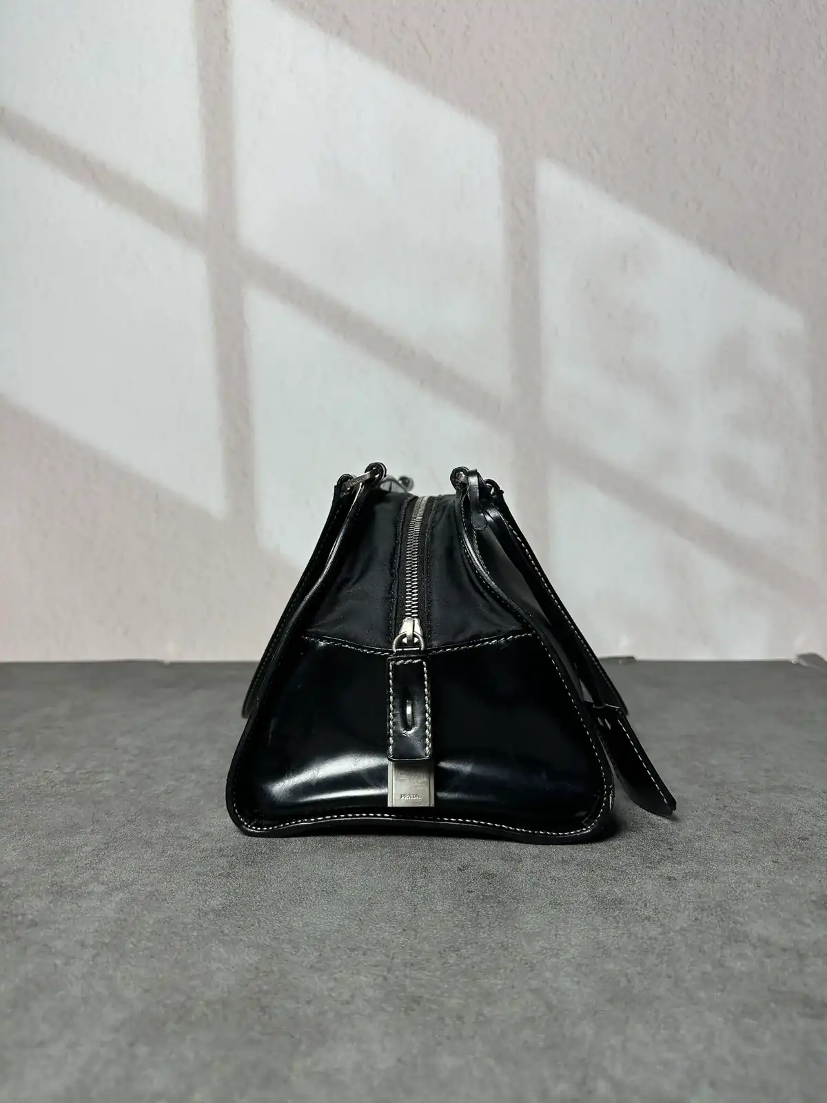 프라다 나일론 블랙염색 after 14