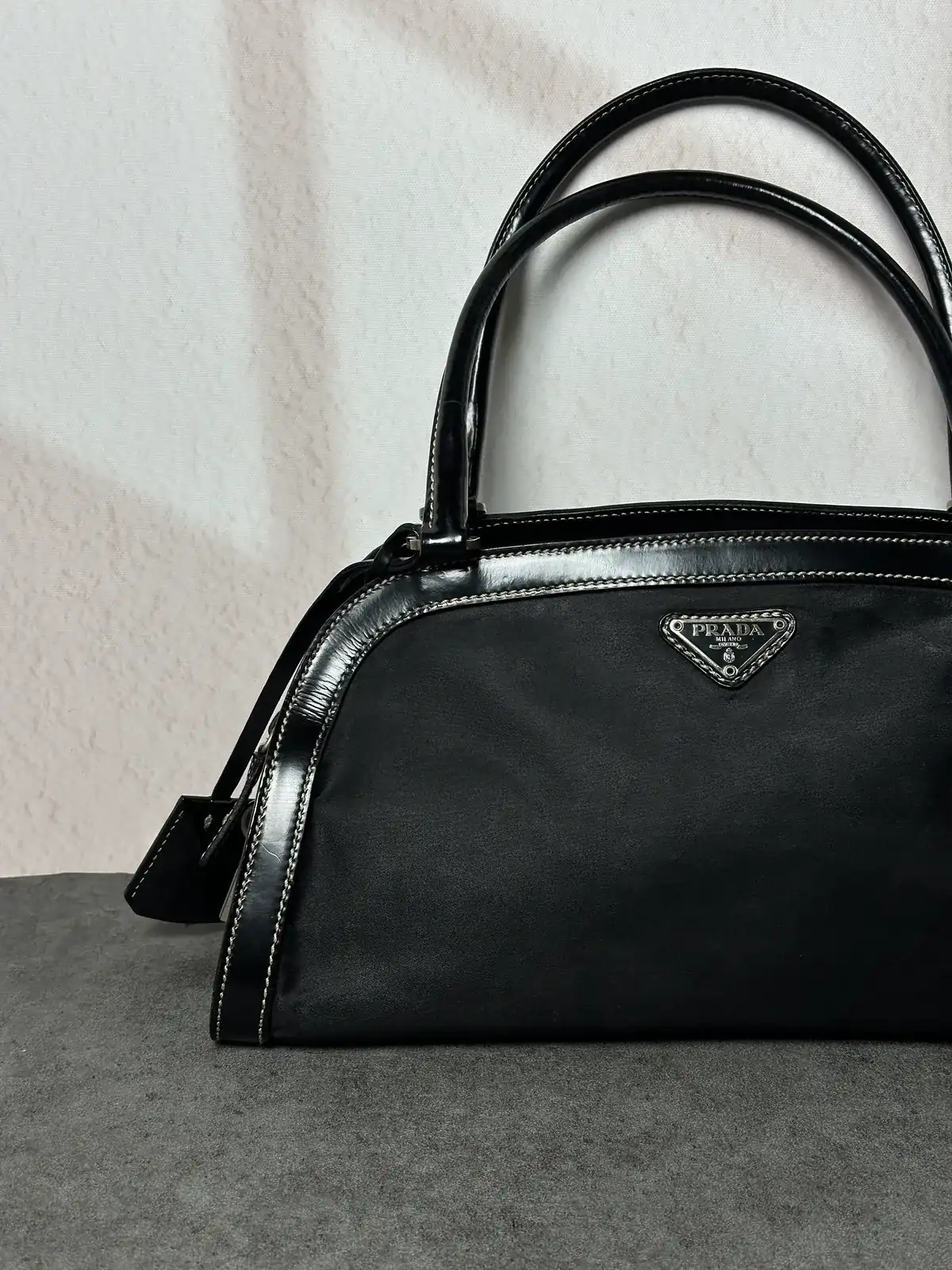 프라다 나일론 블랙염색 after 15