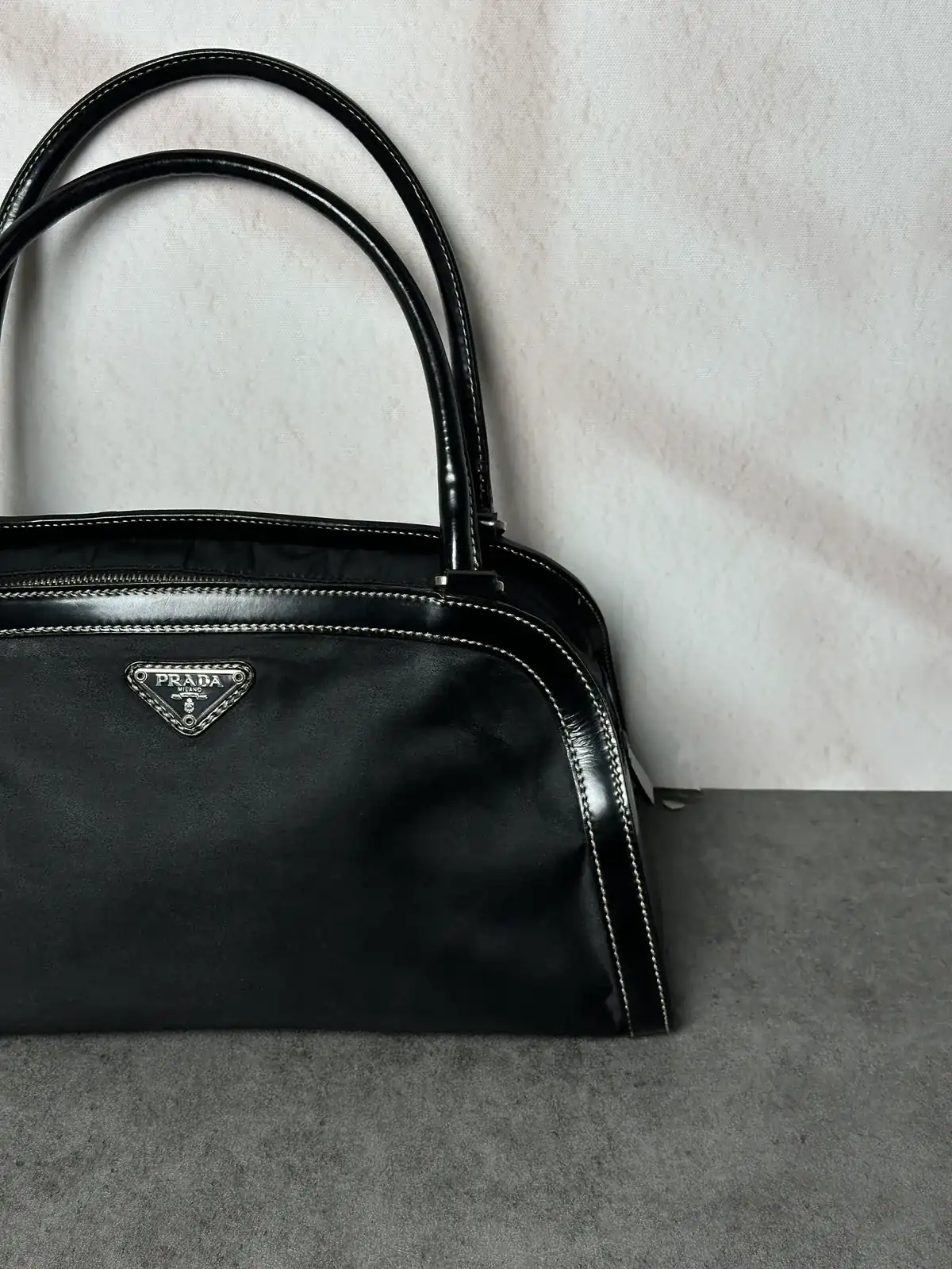 프라다 나일론 블랙염색 after 16