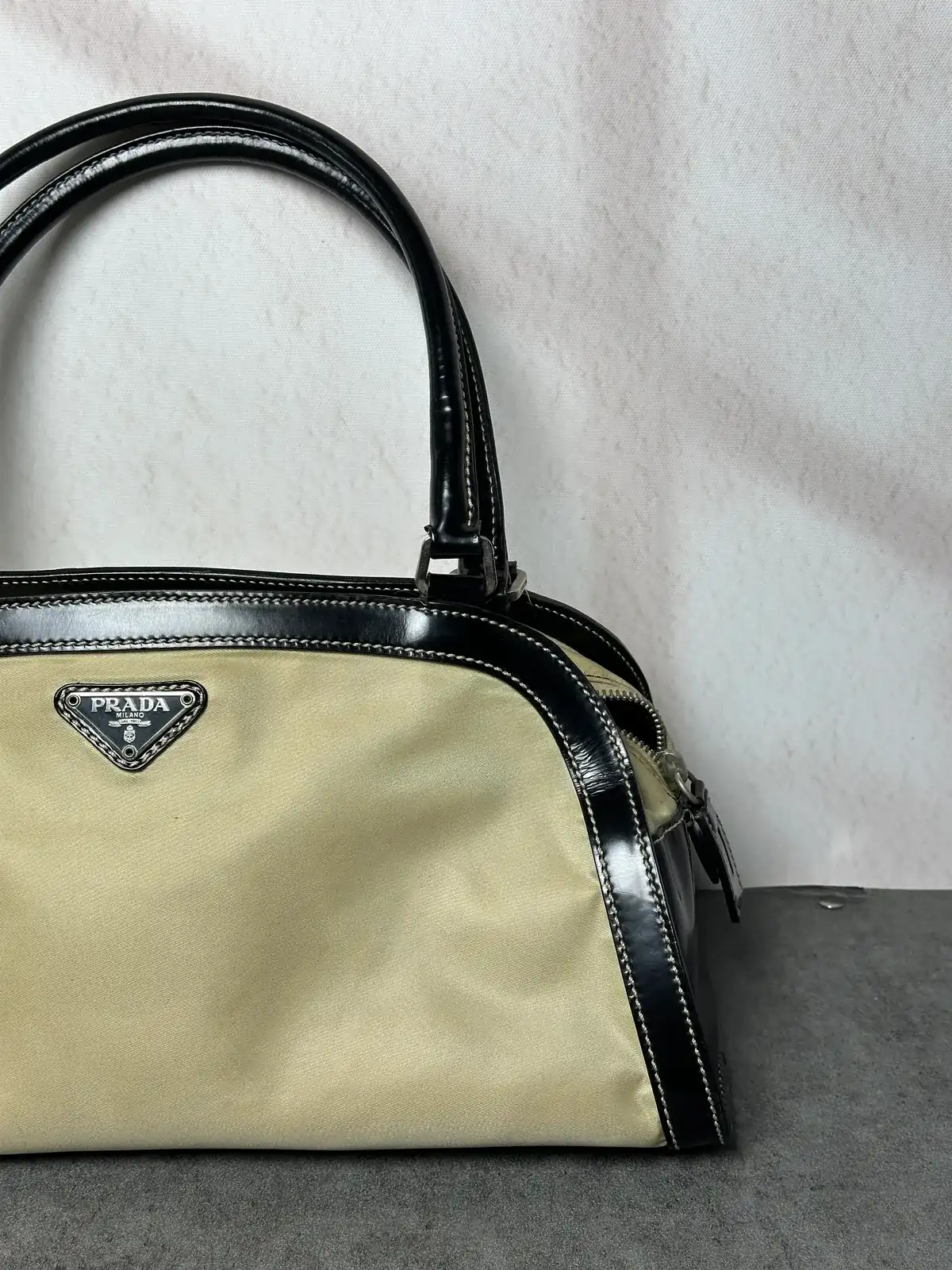 프라다 나일론 블랙염색 before 8