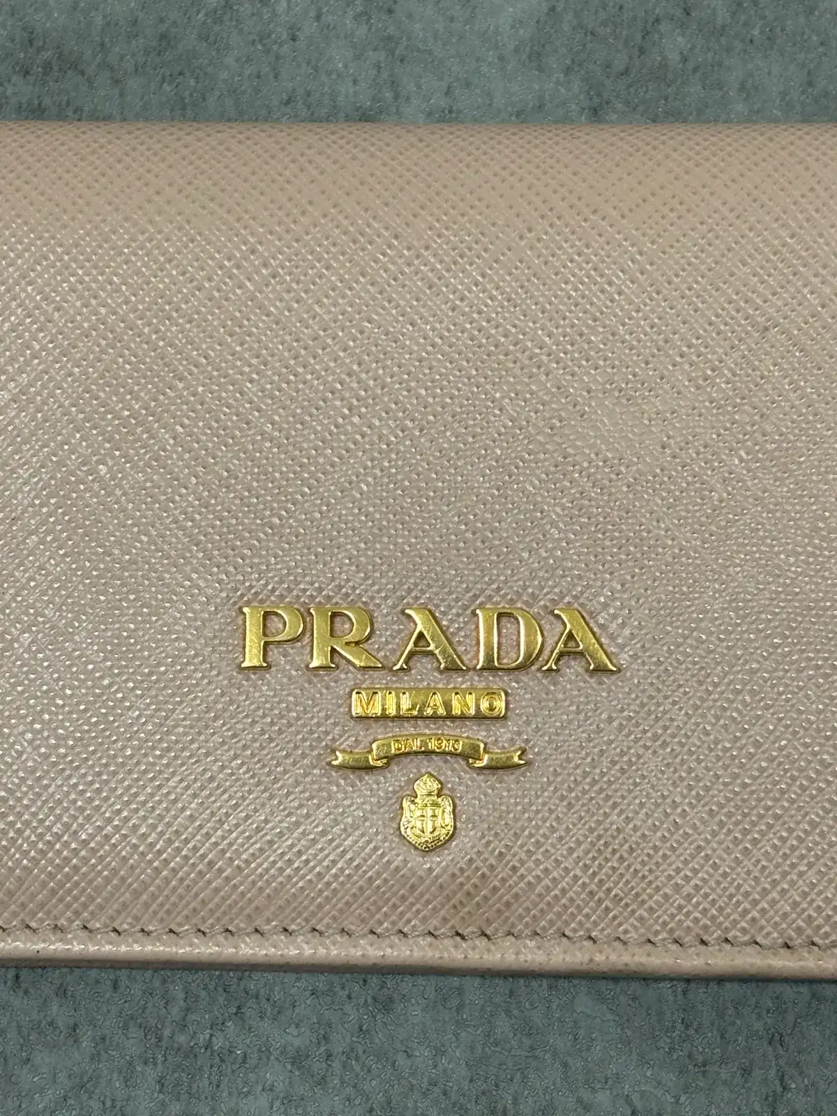 프라다 반지갑 로고도금 after 7