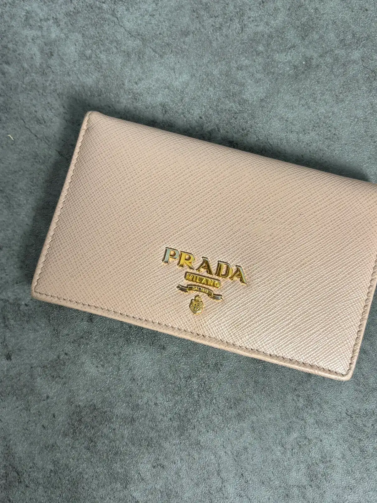 프라다 반지갑 로고도금 before 5