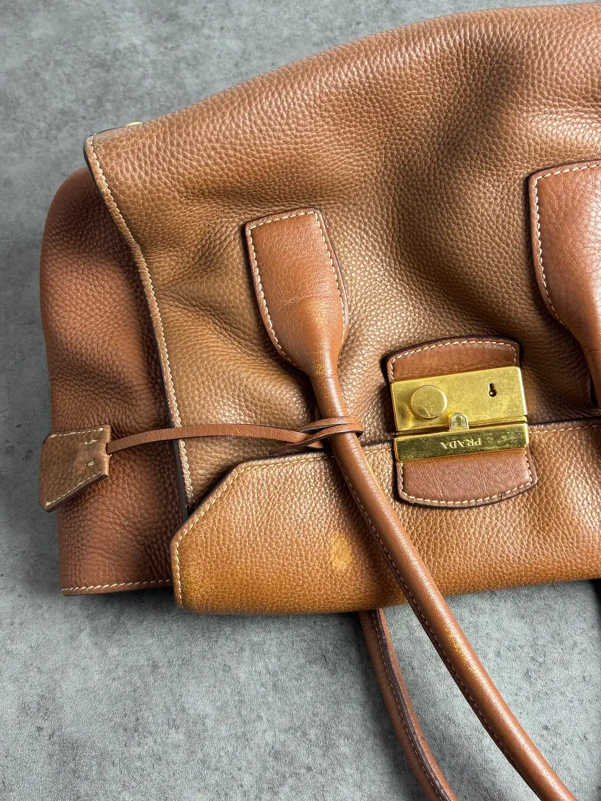 프라다 브라운 탈색 염색수선 before 2