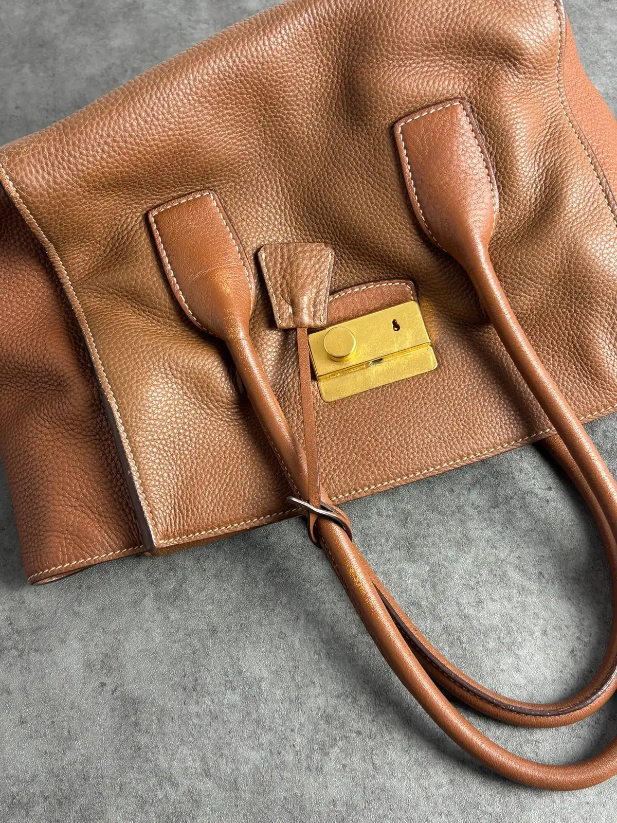 프라다 브라운 탈색 염색수선 before 5